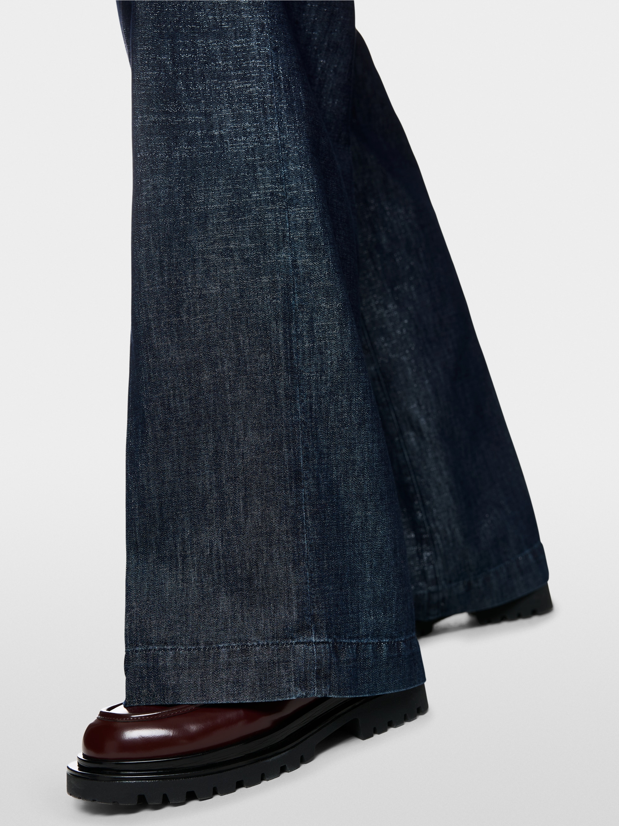 Jean large WARRI à effet pailleté