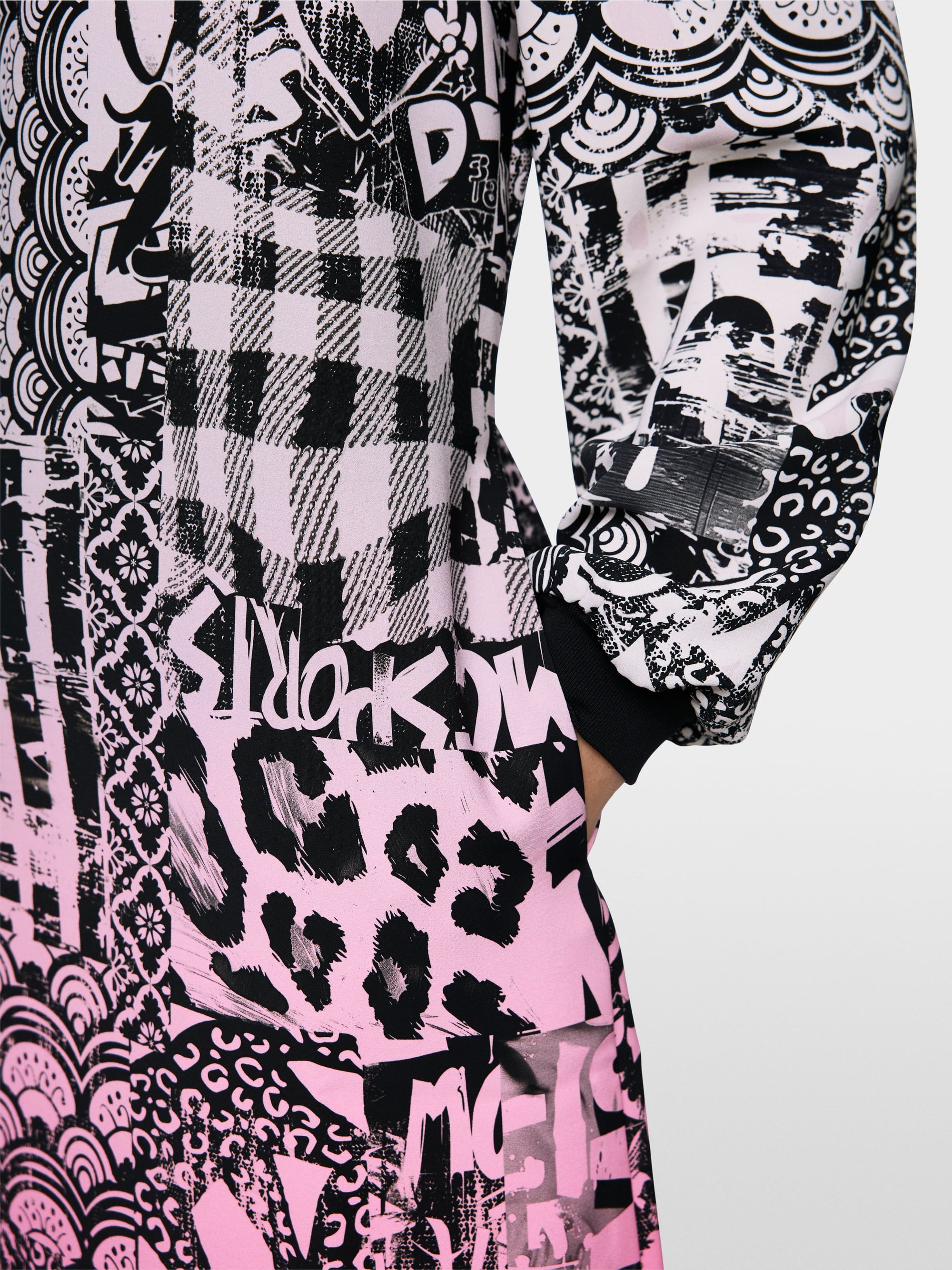 Jurk met all-over print