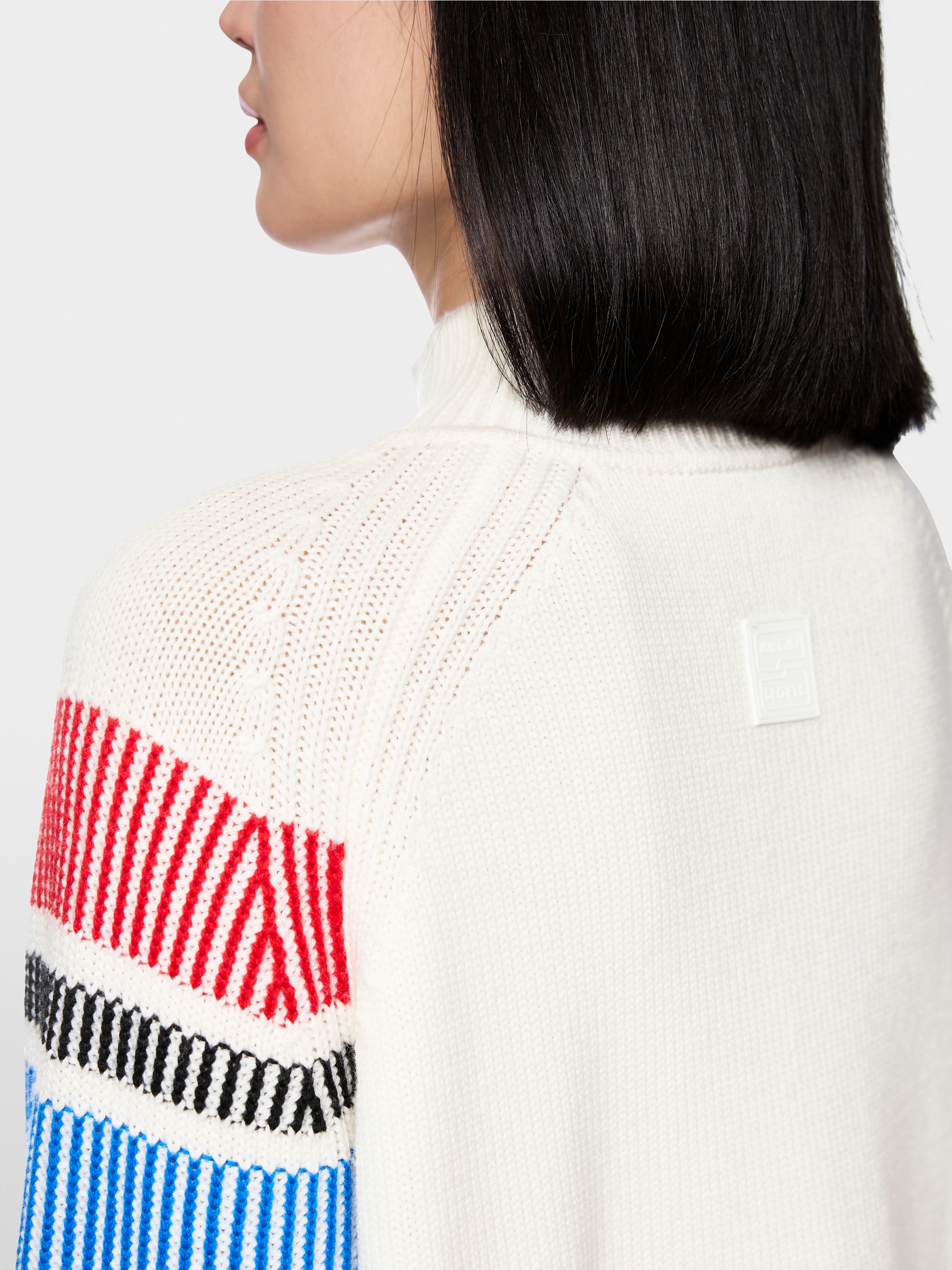 Grobstrickpullover aus reiner Wolle