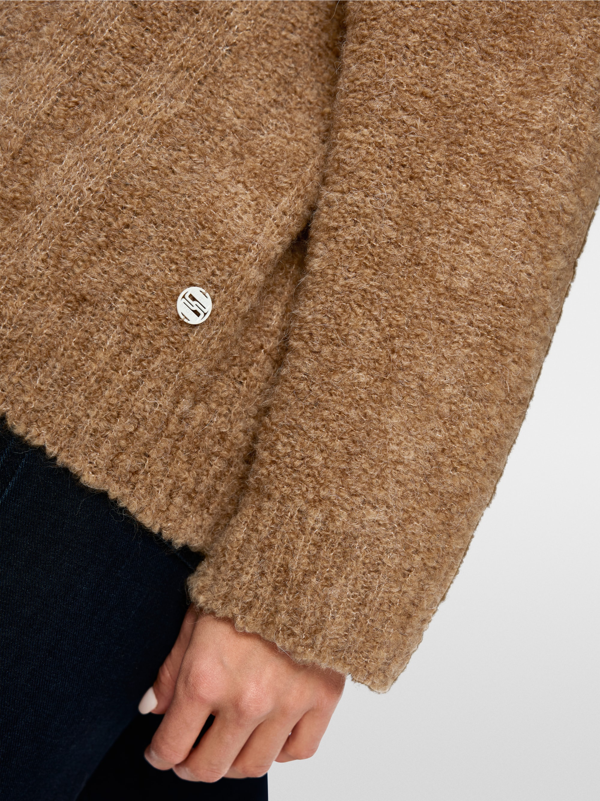 Knitted in Germany jumper with alpaca