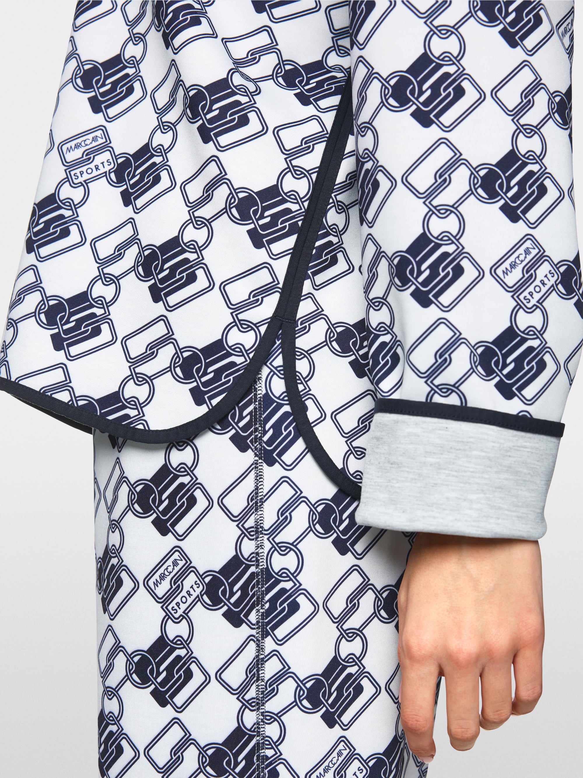 Sweat-shirt réversible au design cube