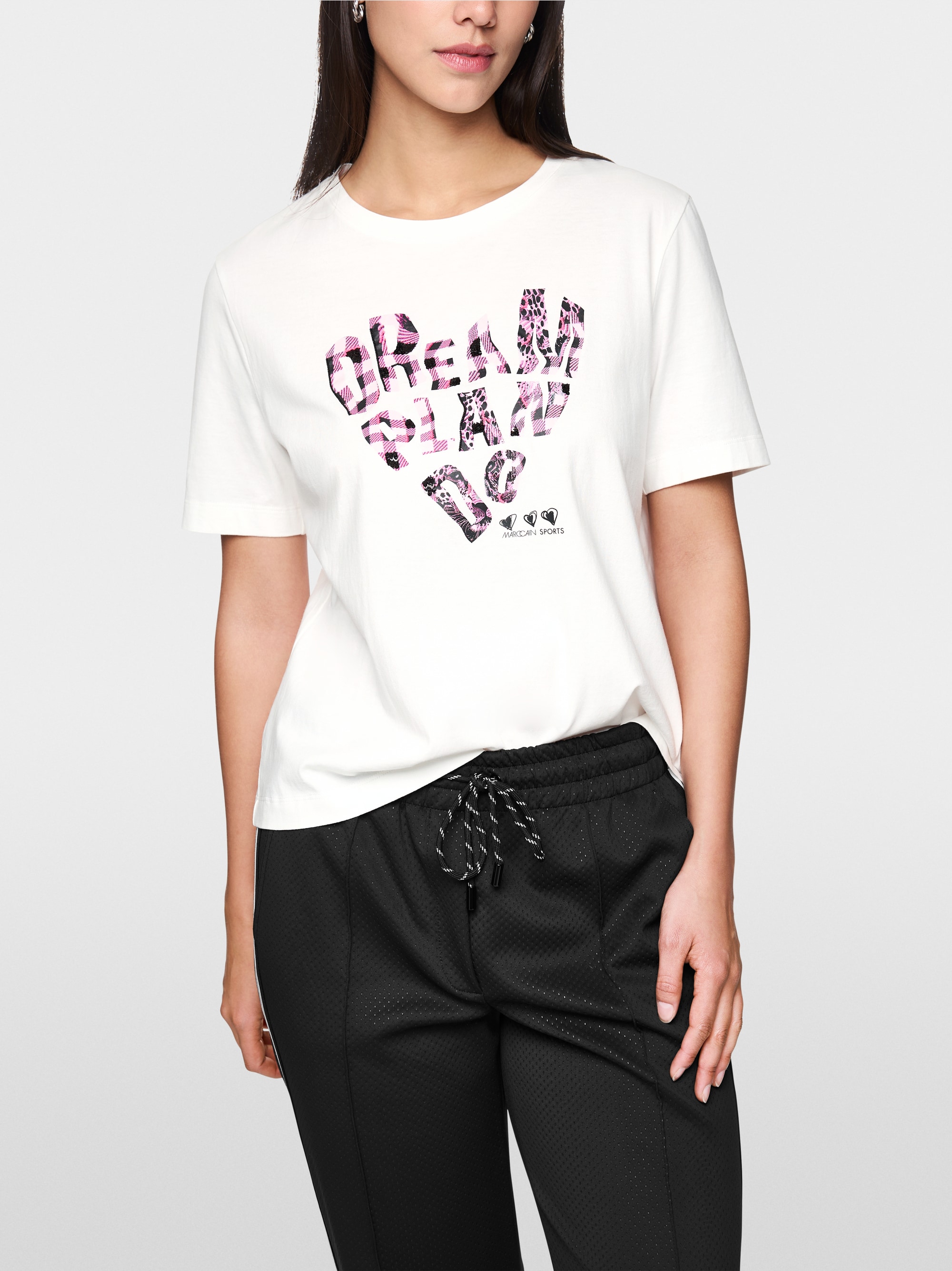 T-shirt en coton avec imprimé