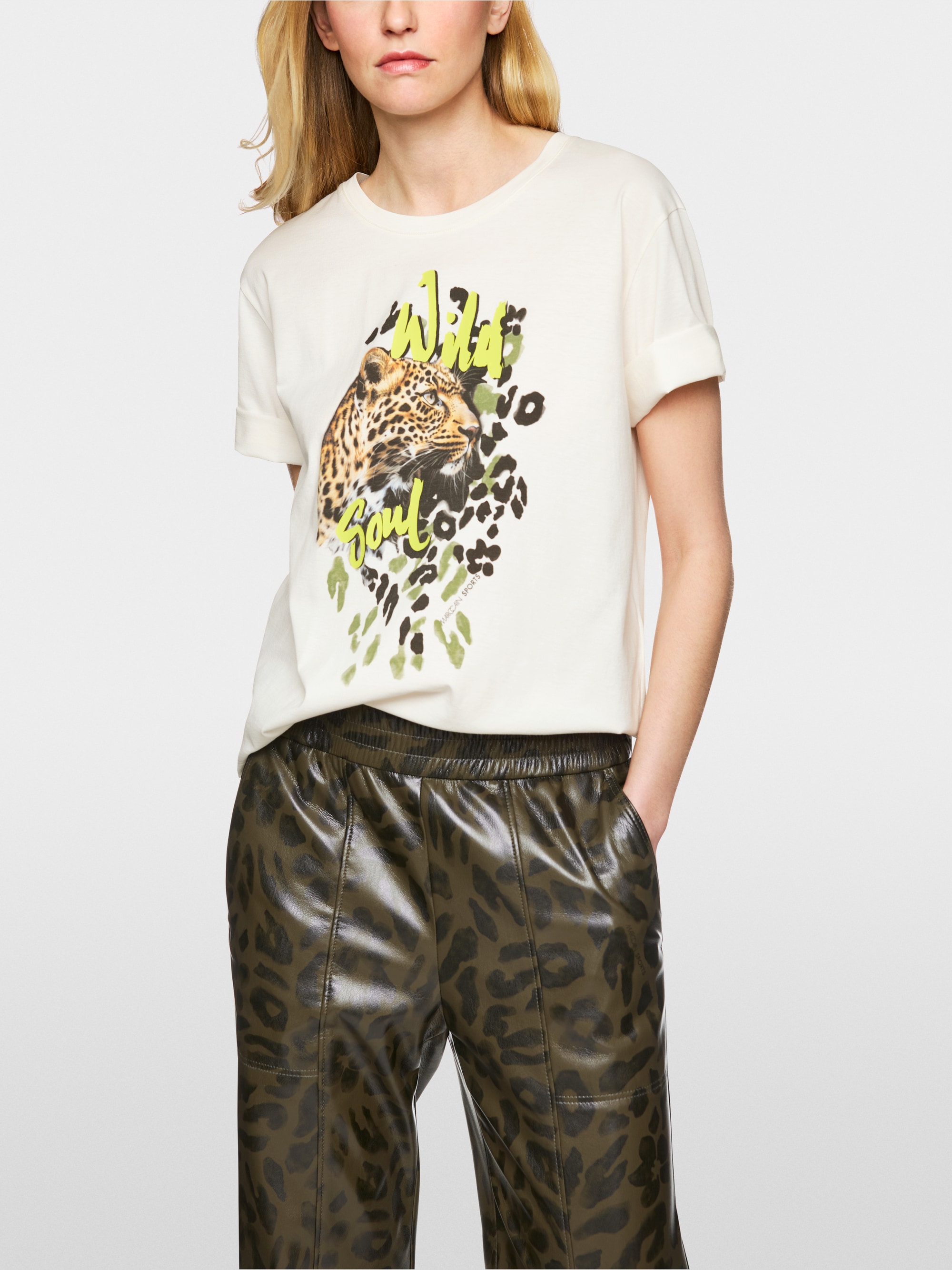 Bedrukt T-shirt 'Rethink Together'