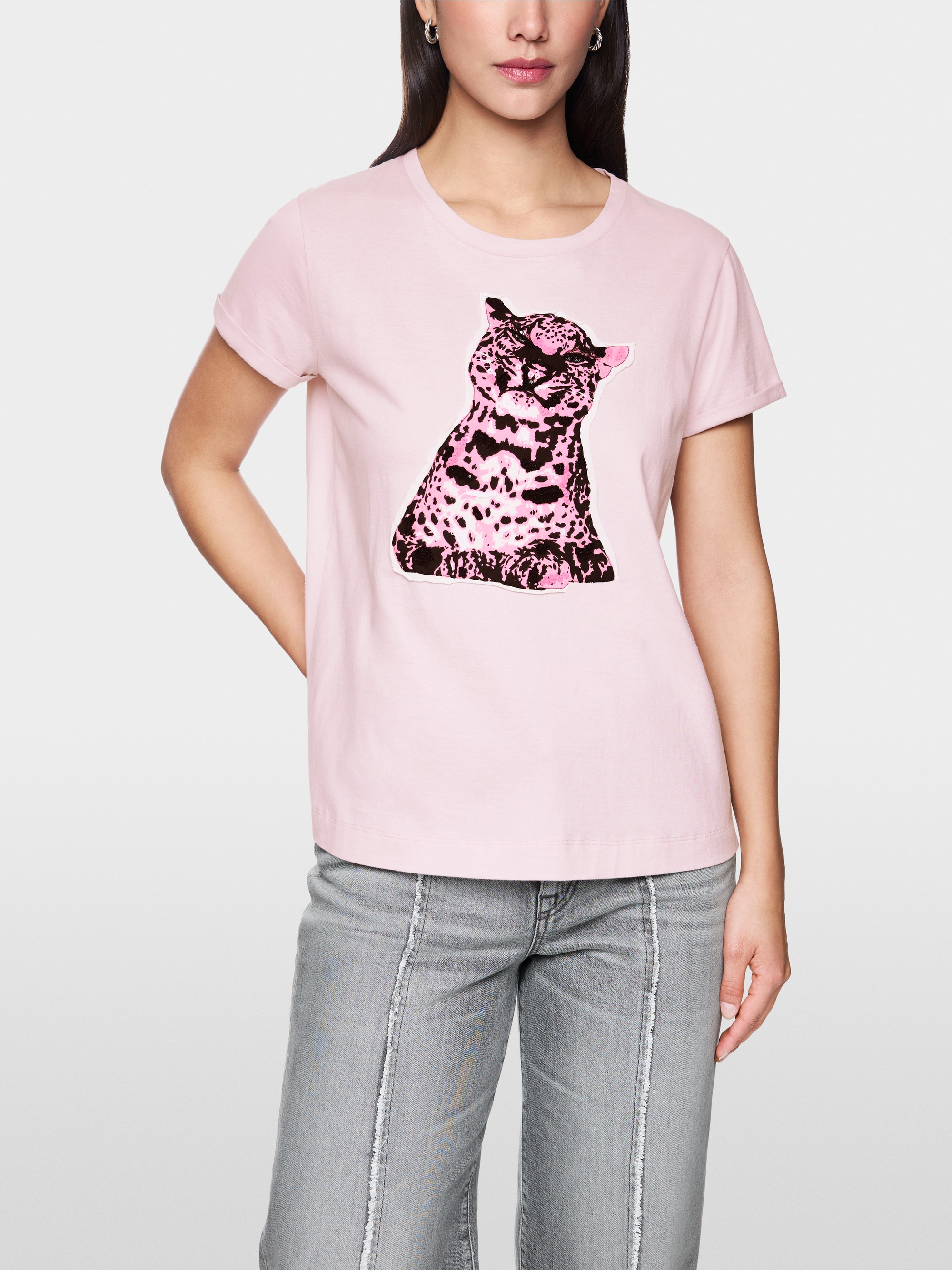 Baumwollshirt mit Aufdruck