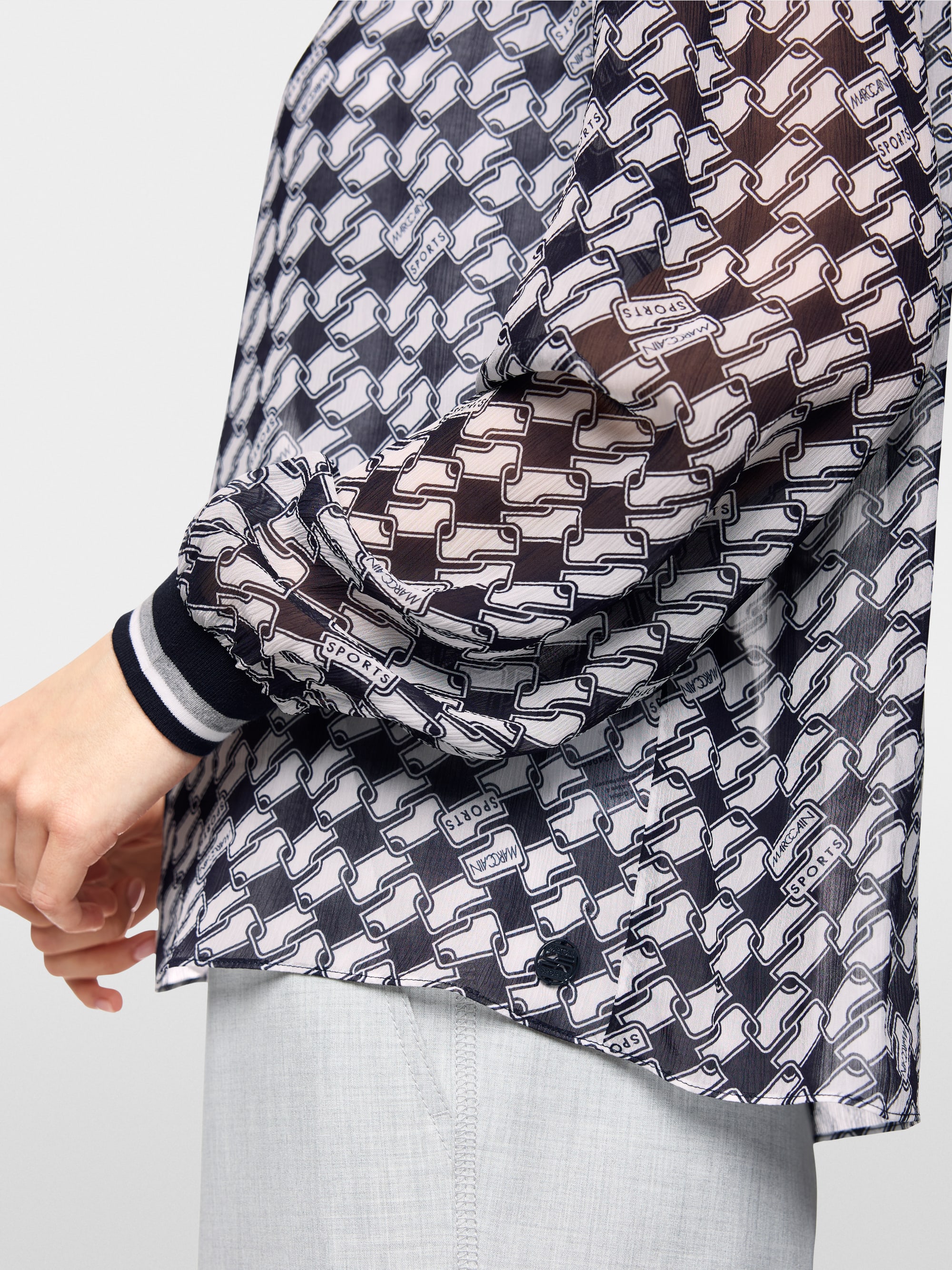 Viscose blouse with print