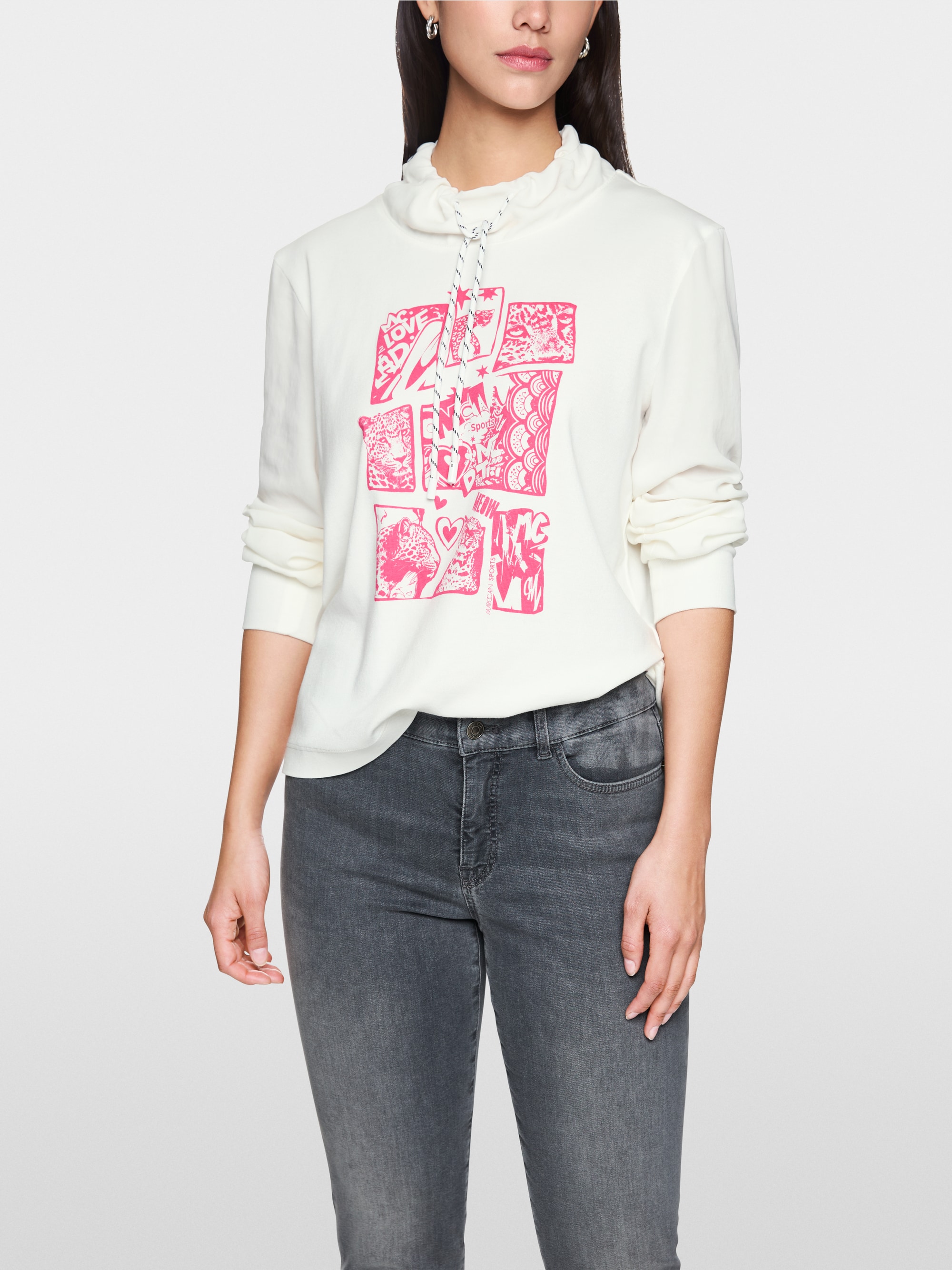 Blouse met opdruk