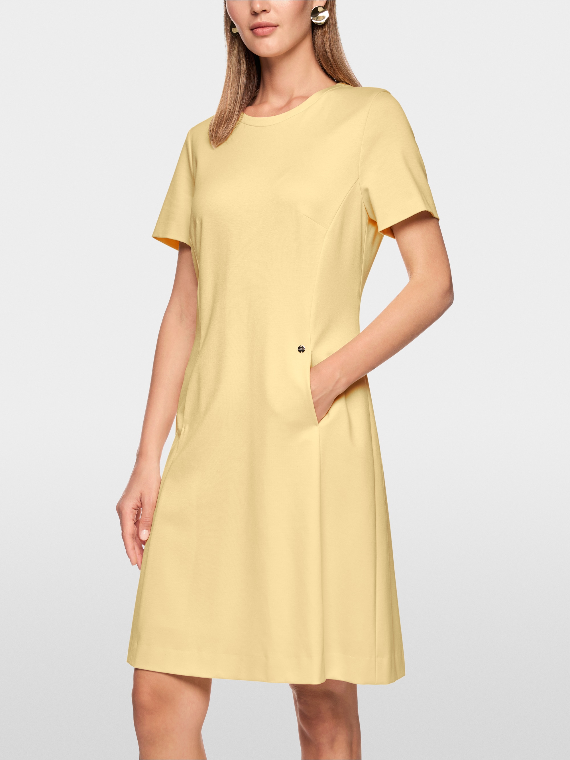 Jurk van viscose-stretch