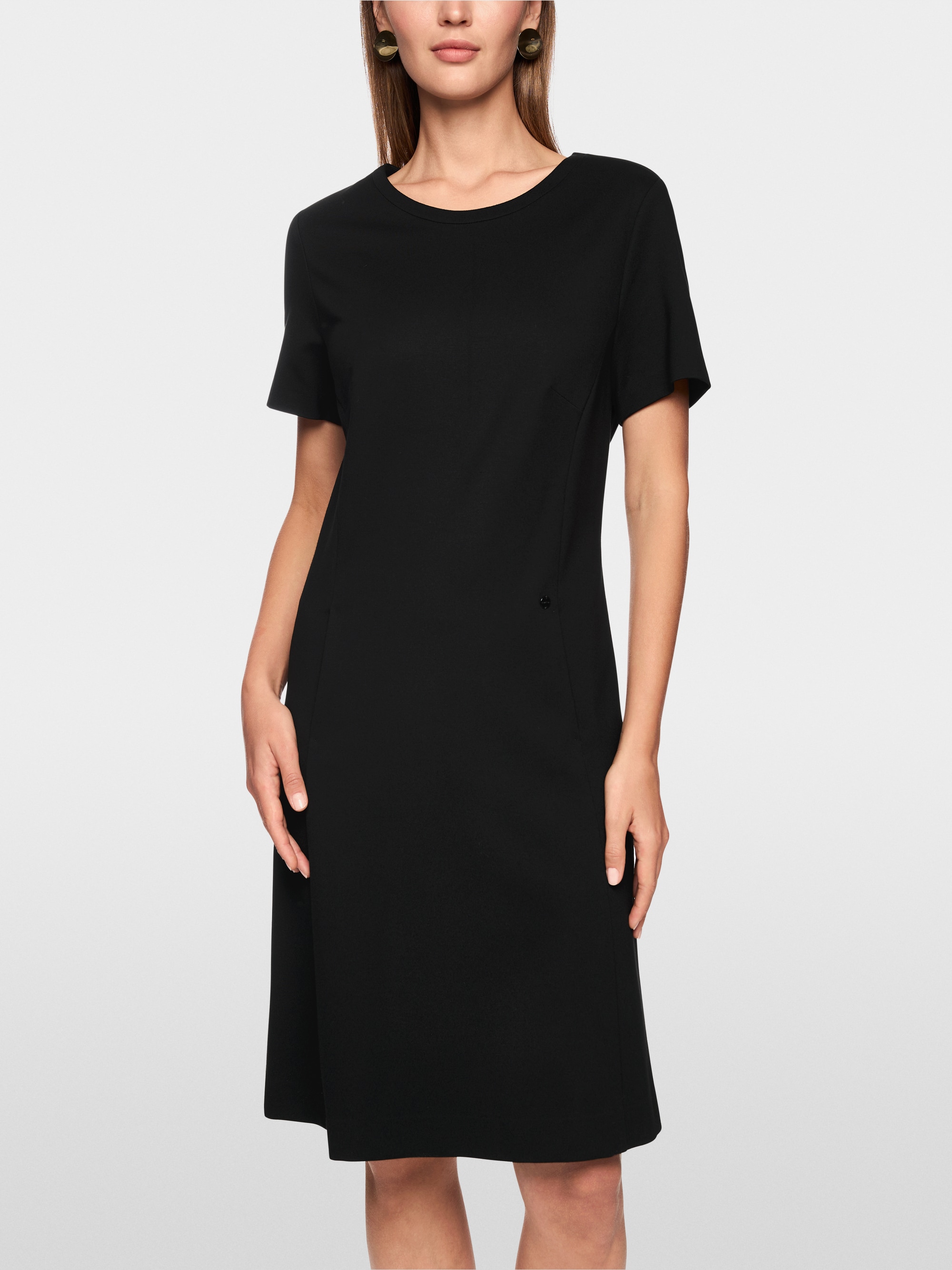 Jurk van viscose-stretch