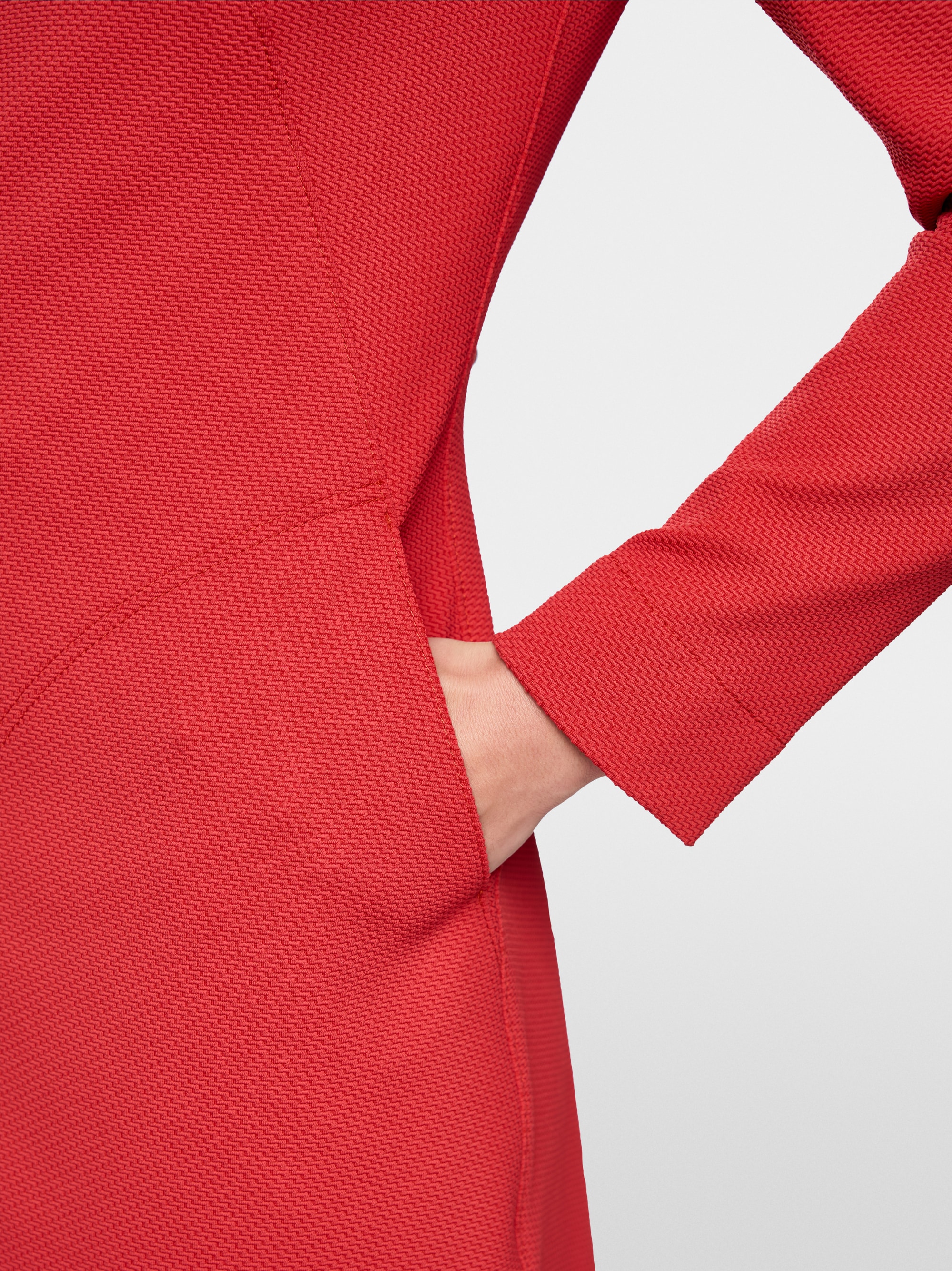 Structuurjurk van stretchstof