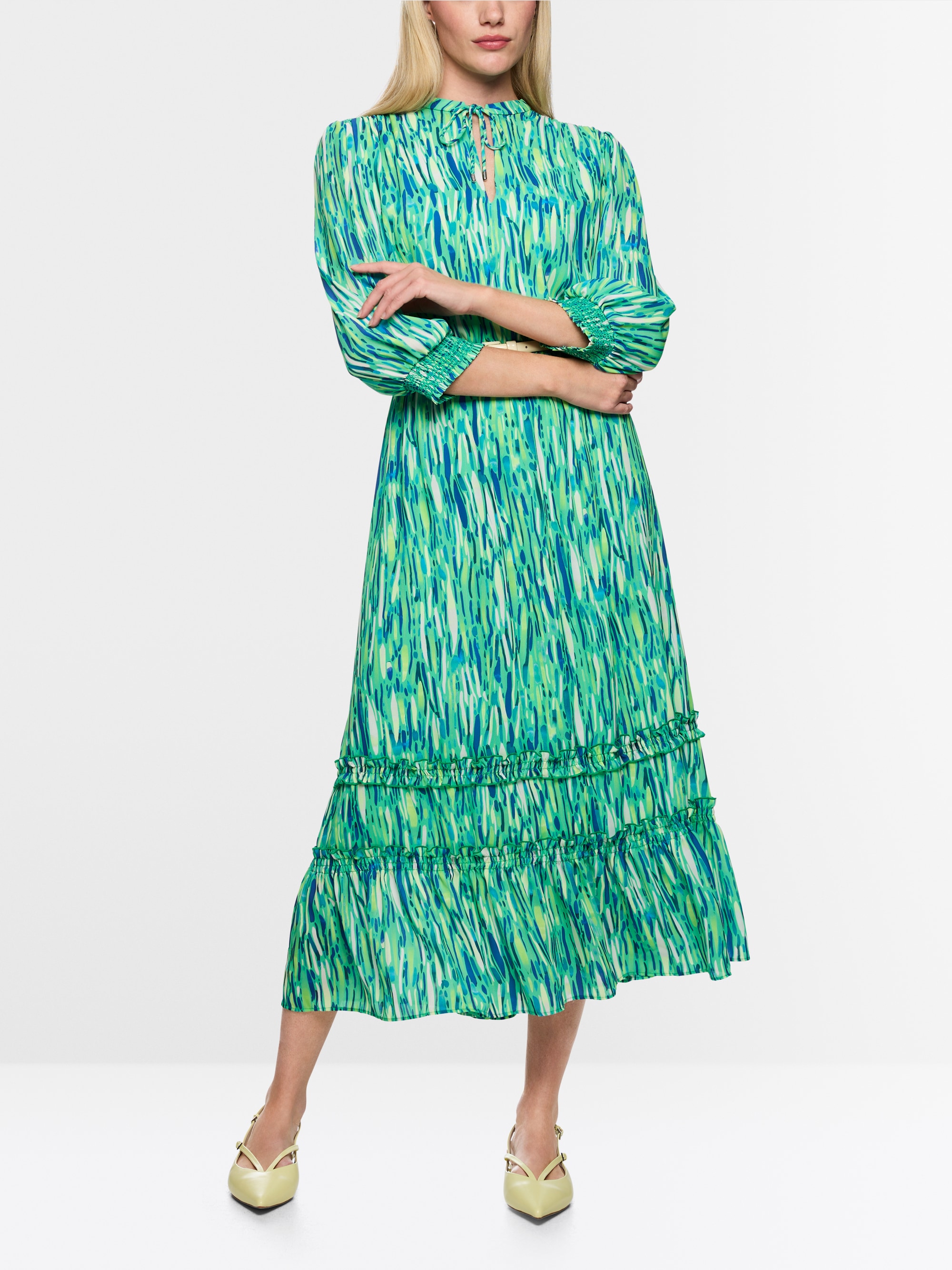 ‘Rethink Together’ confetti print dress