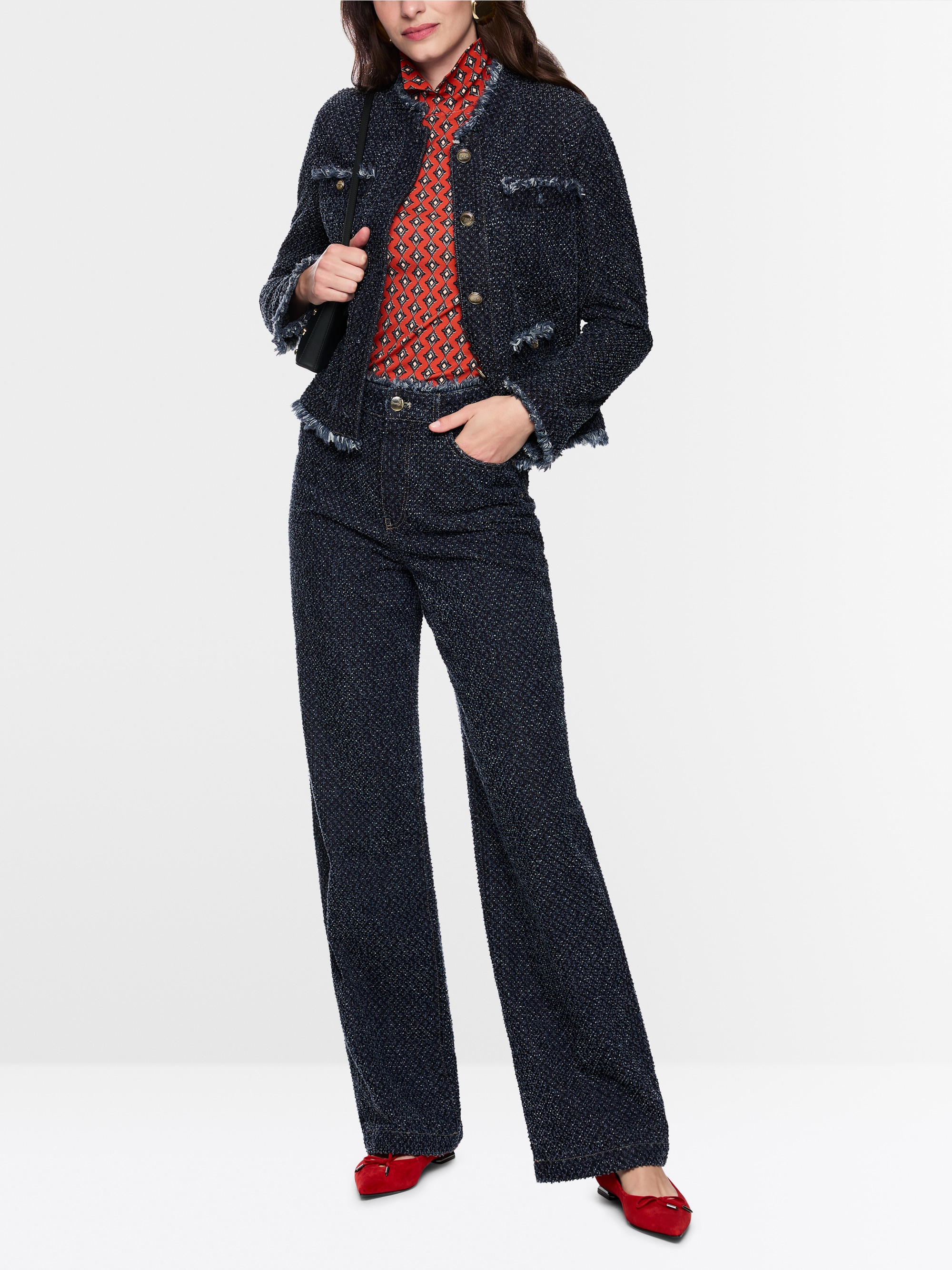 Couturejasje in tweed-look