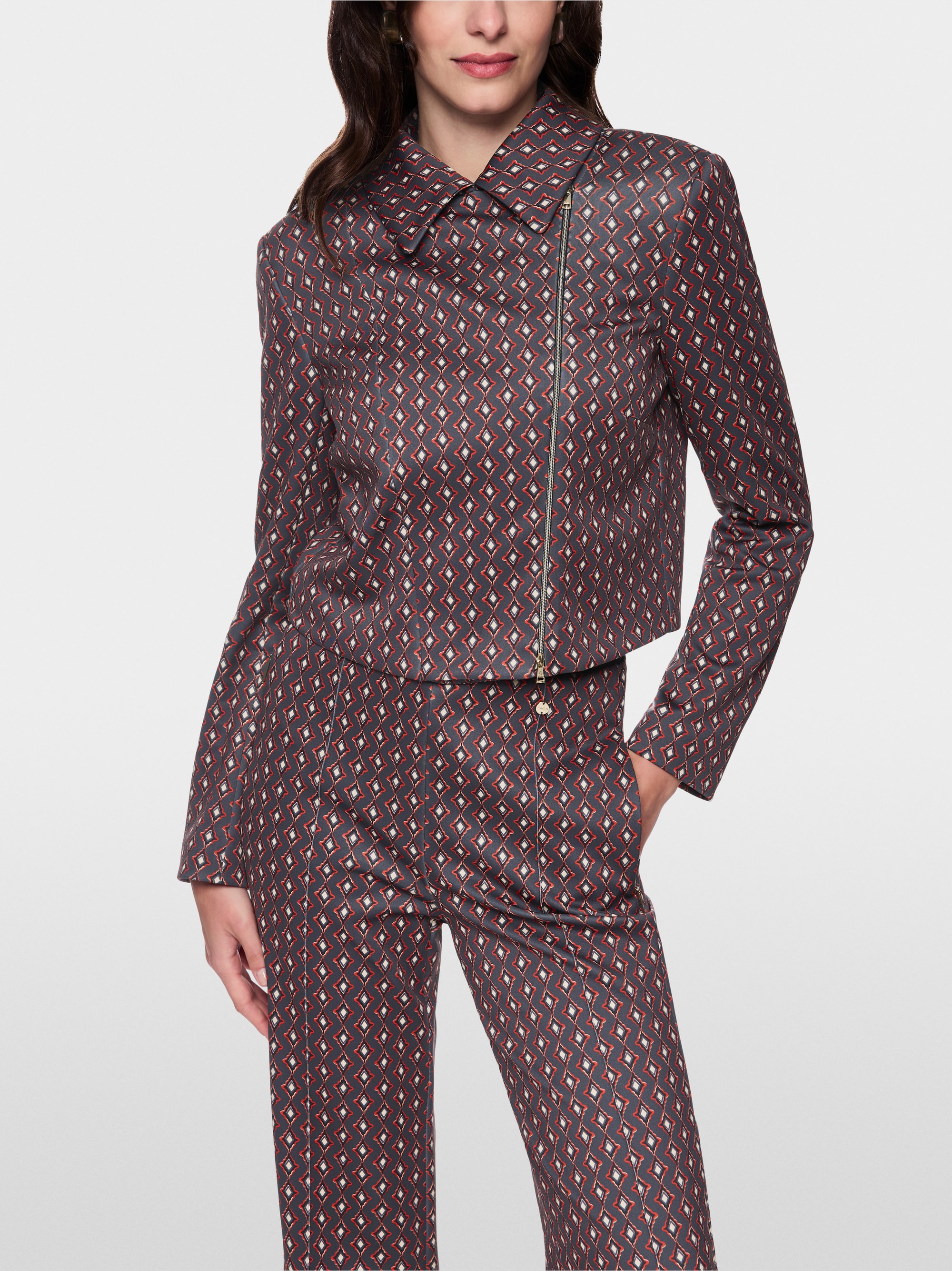 Jacke aus Scuba-Jersey