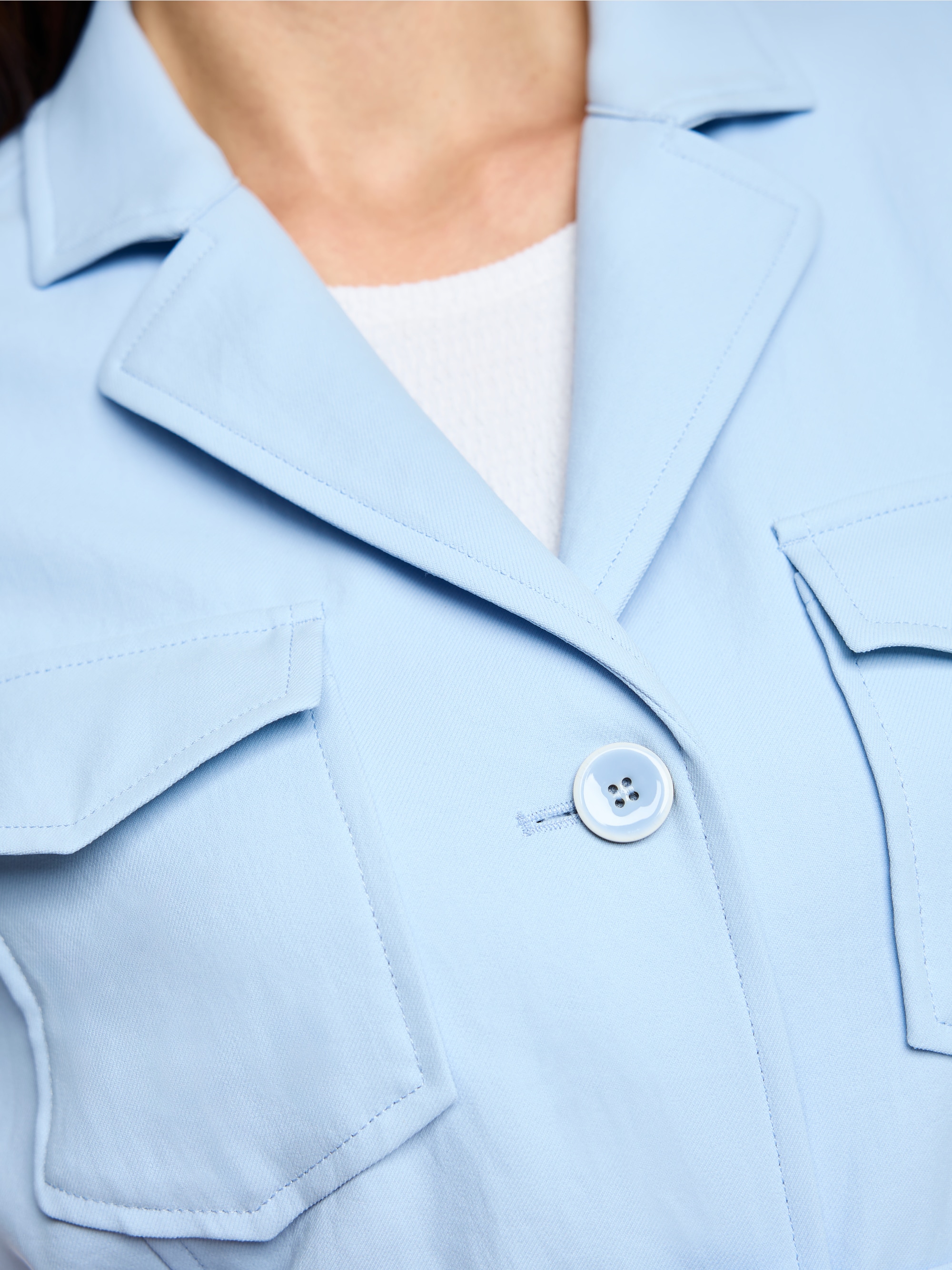 Veste caban avec ceinture