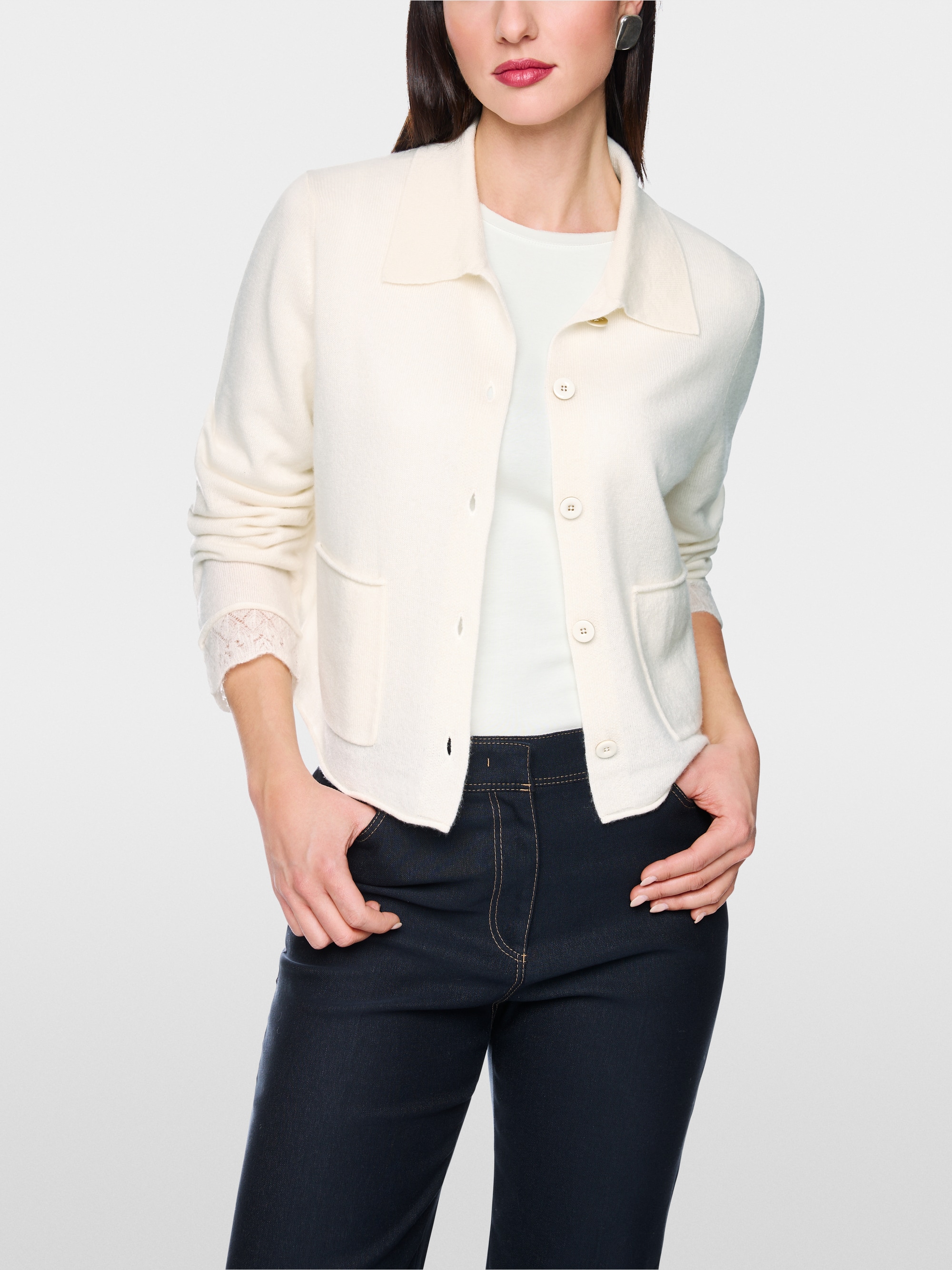 Cashmere cardigan ‘Rethink Together’