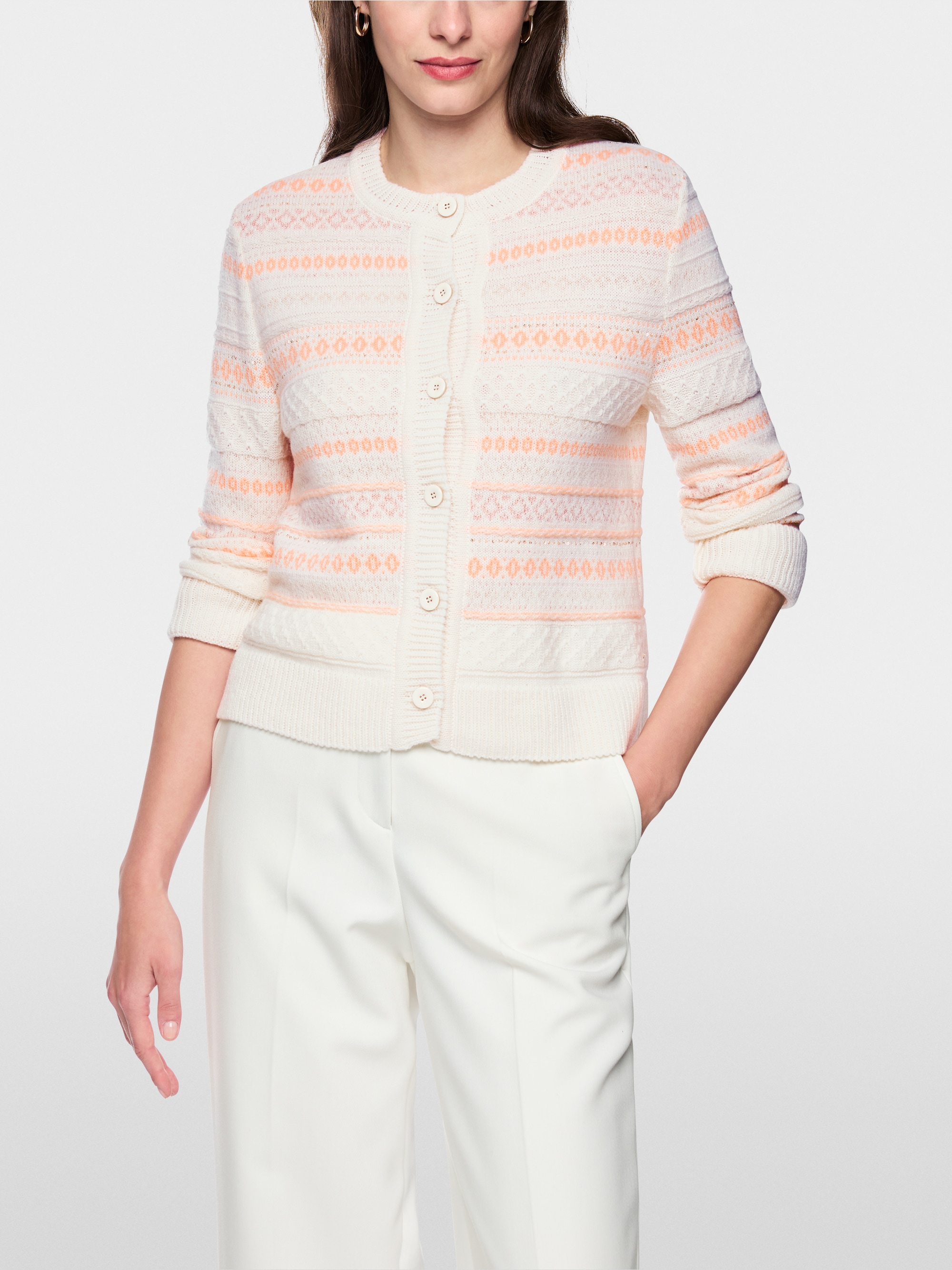 Lurex-Cardigan "Rethink Together"