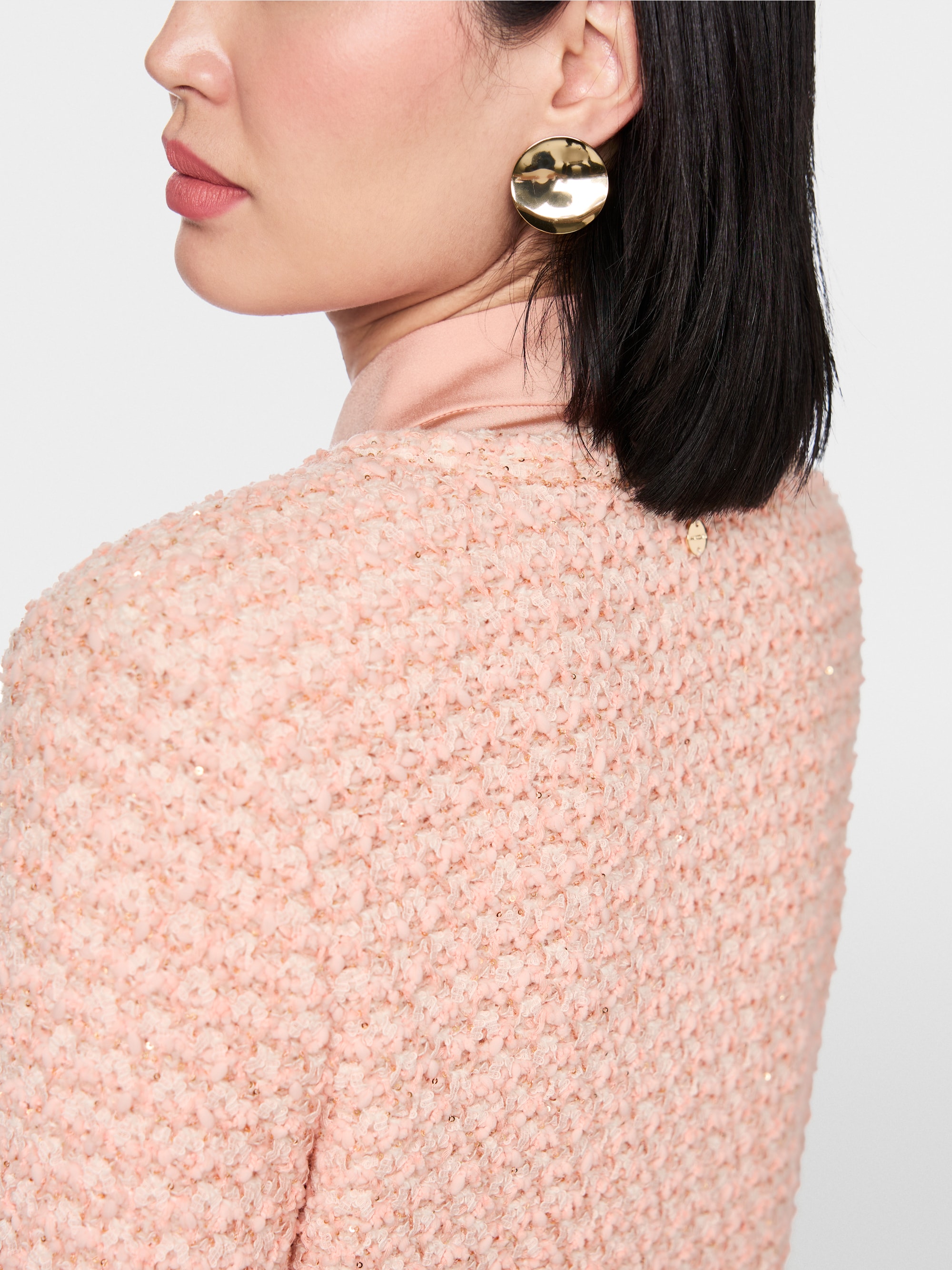 ‘Knitted in Germany’ tweed cardigan