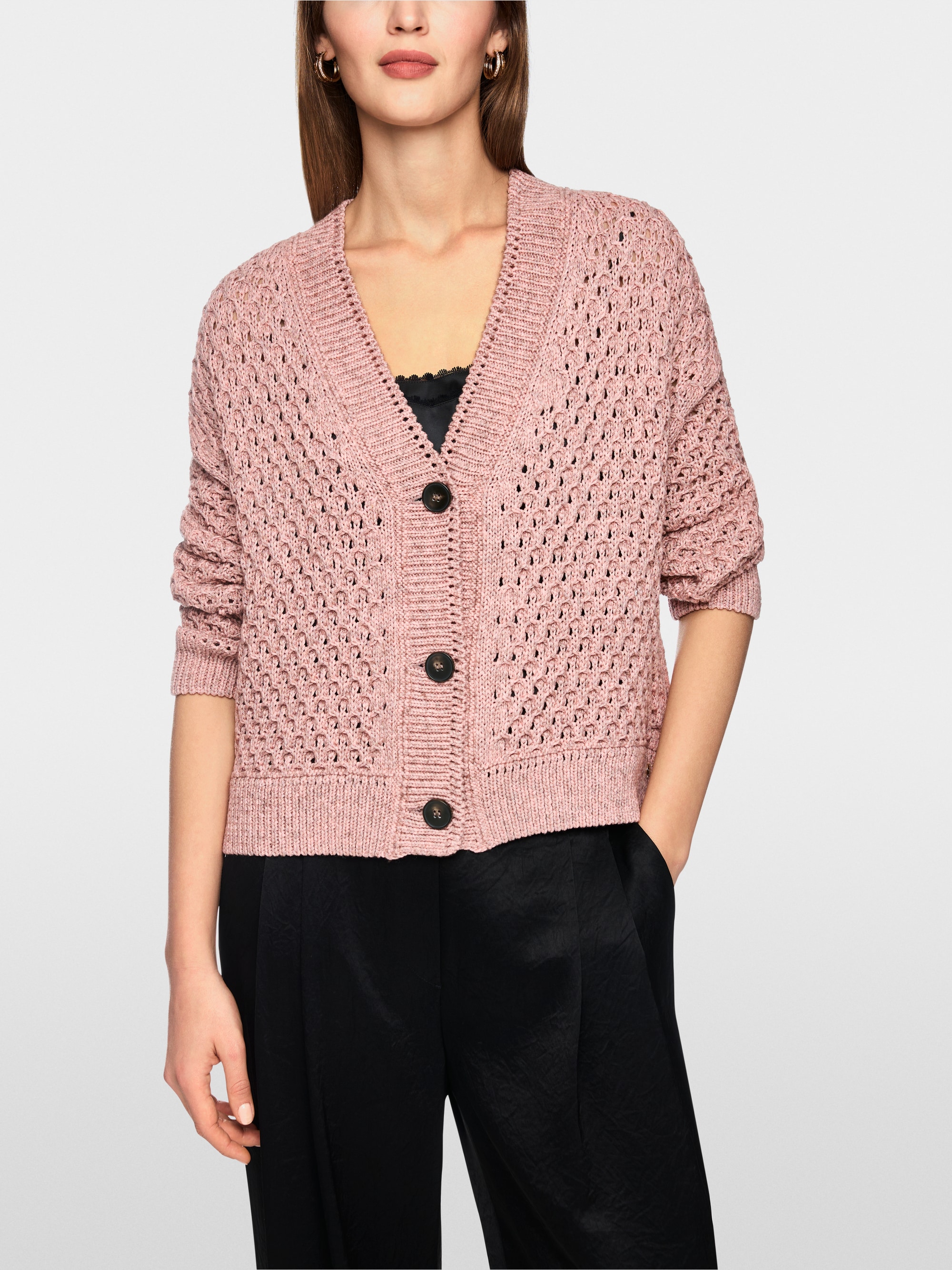 Ajour cardigan Knitted in Germany