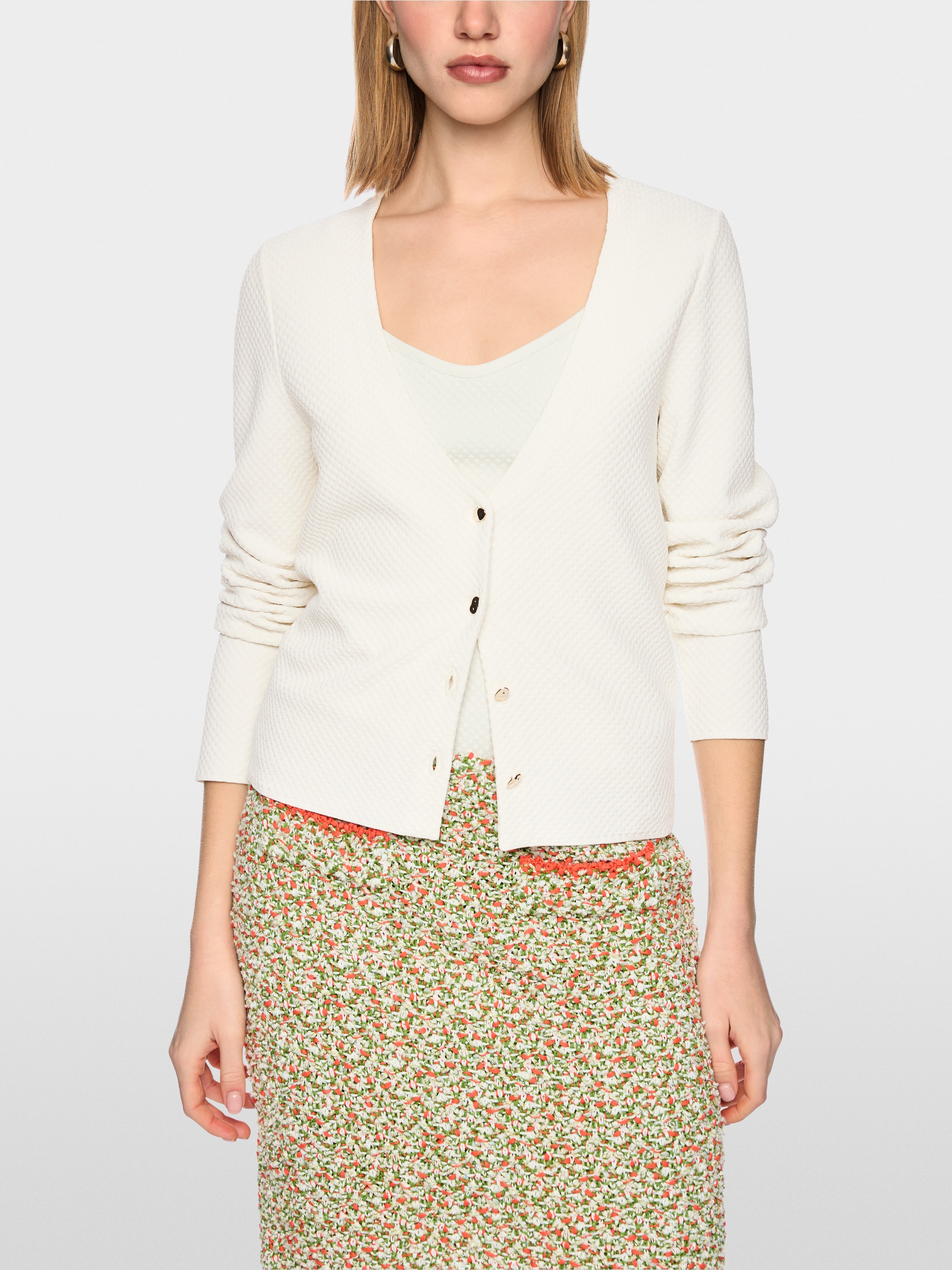 ‘Rethink Together’ short cardigan