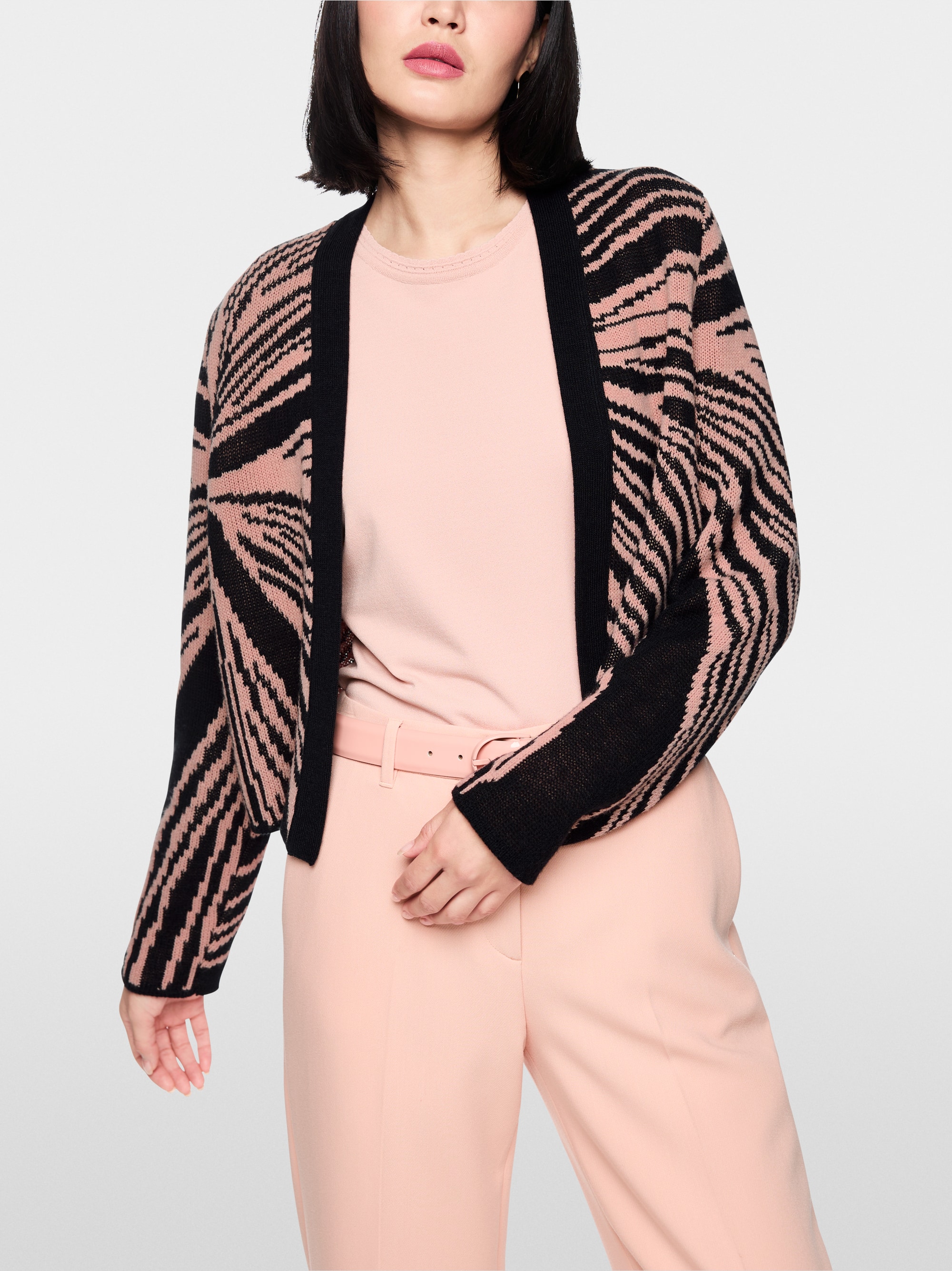 Cardigan jacquard « Knitted in Germany »