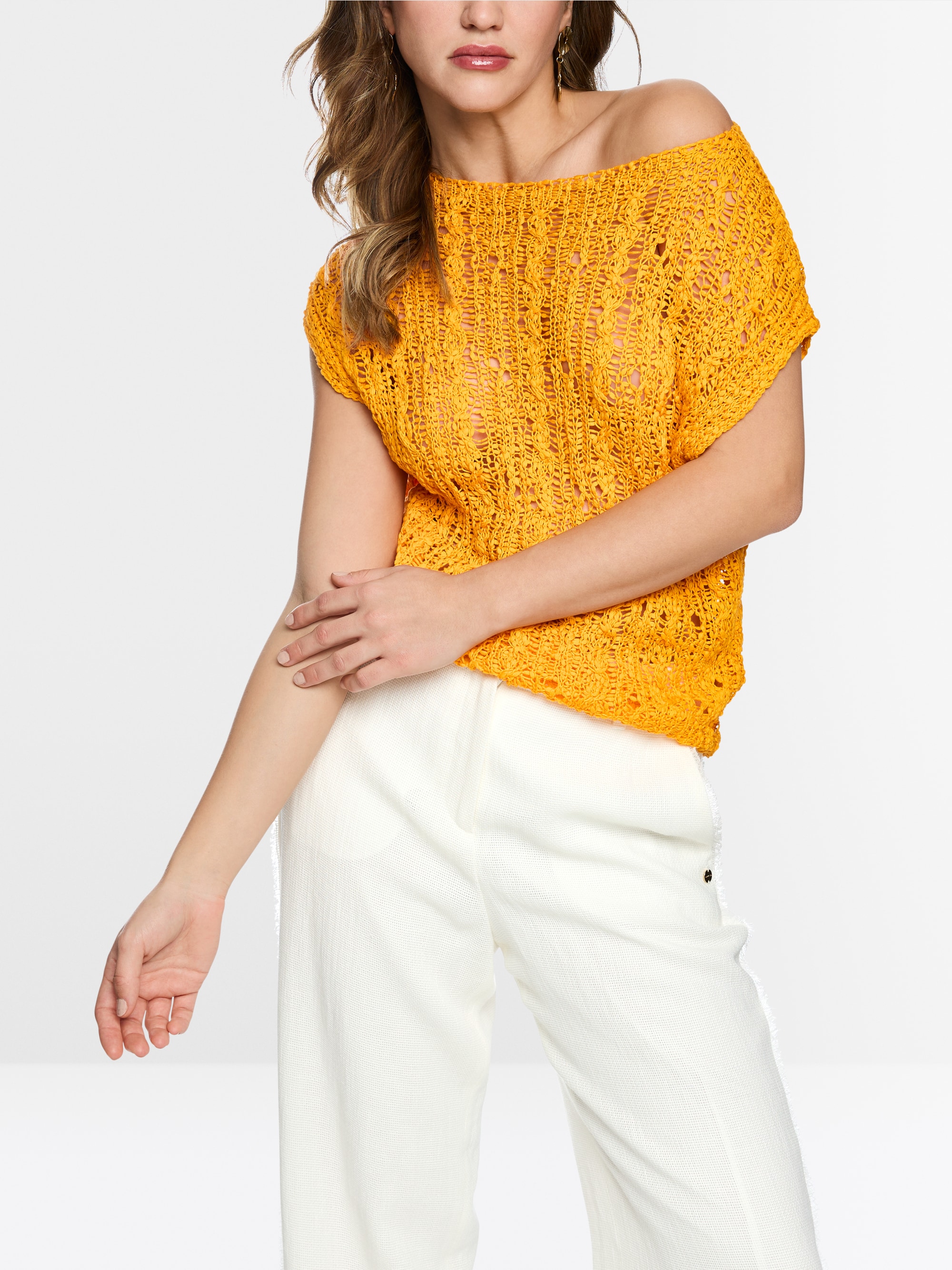 ‘Rethink Together’ openwork jumper