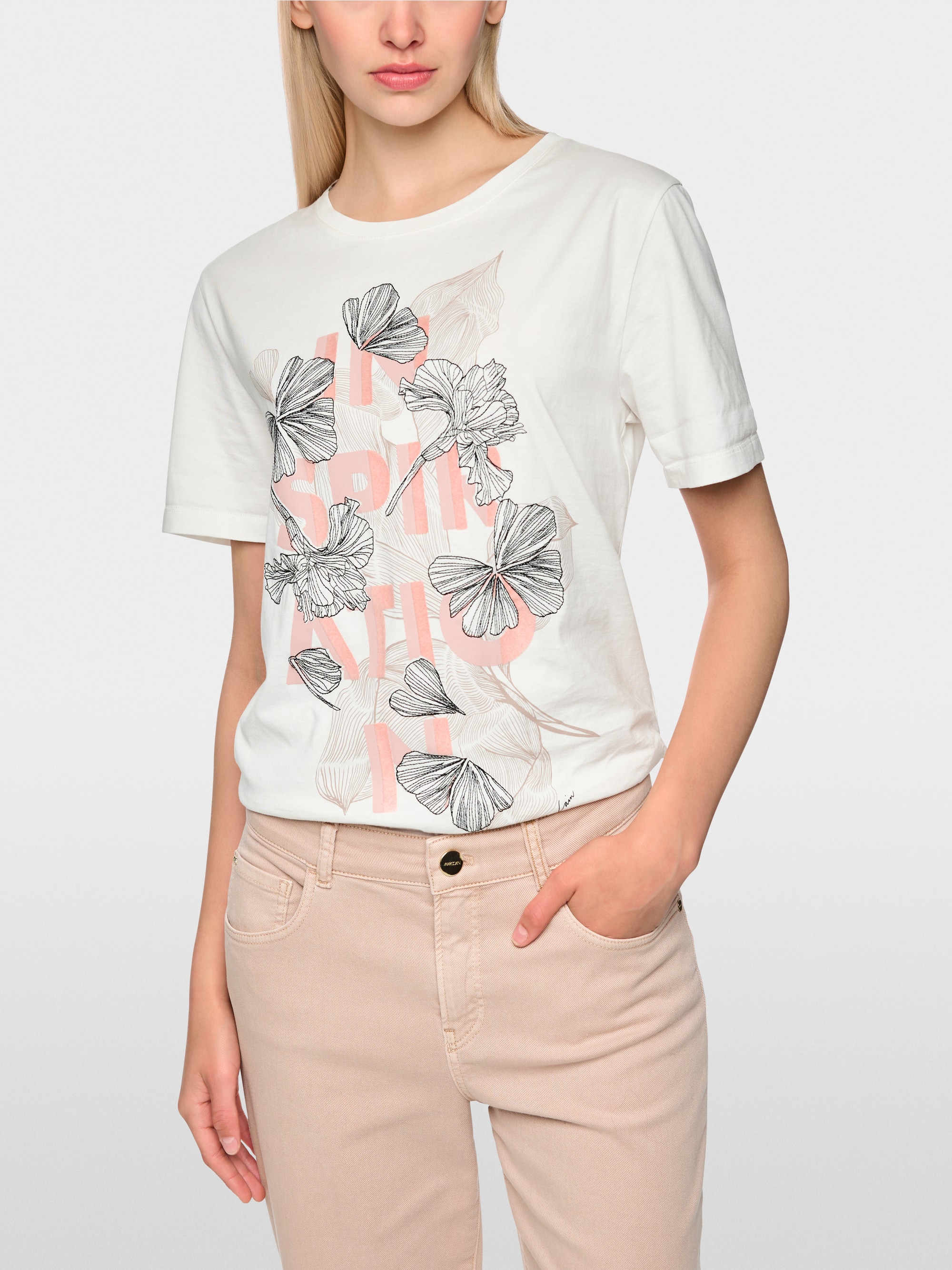 T-shirt à col rond « Rethink Together »