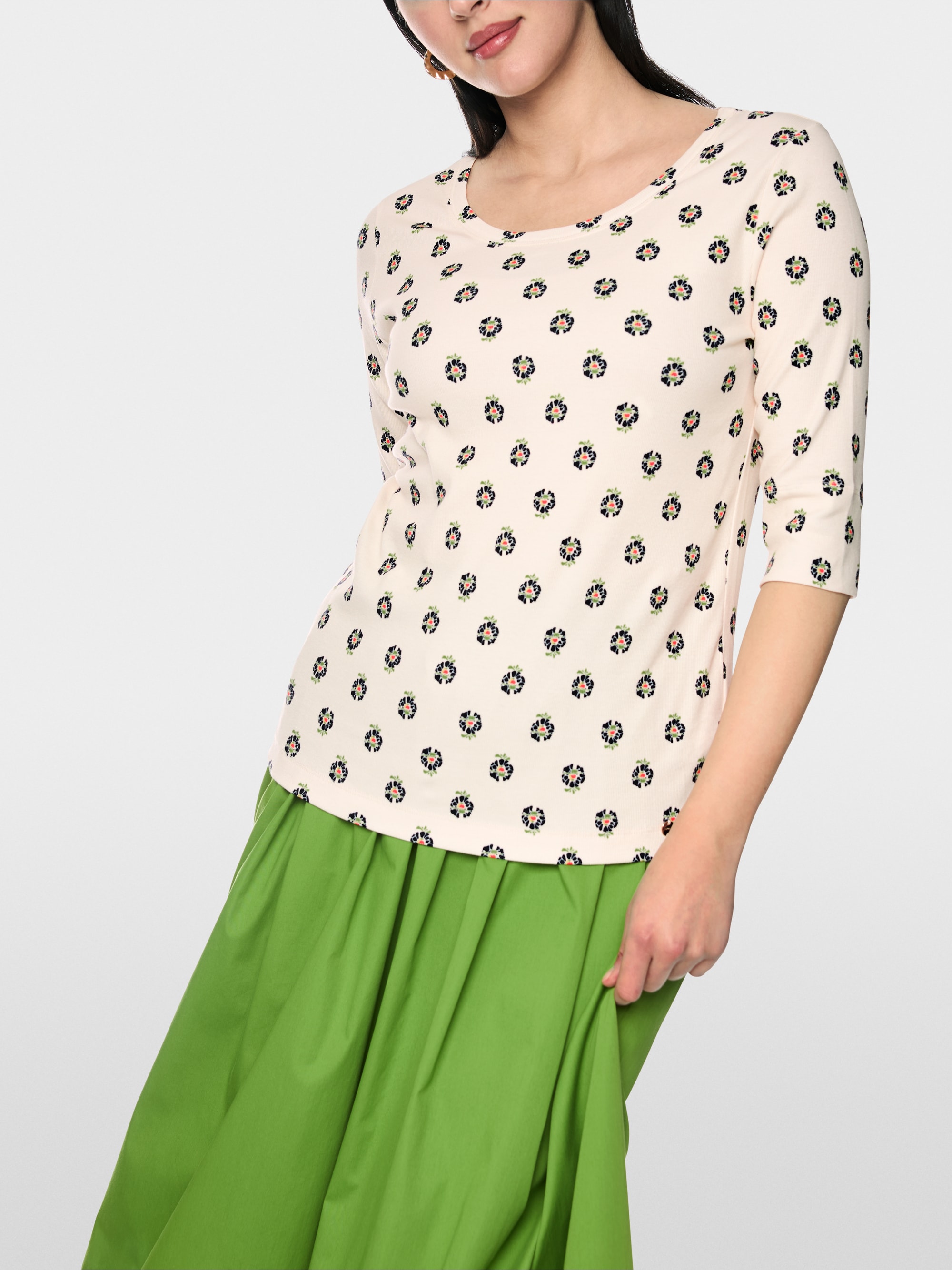 Stretch cotton shirt