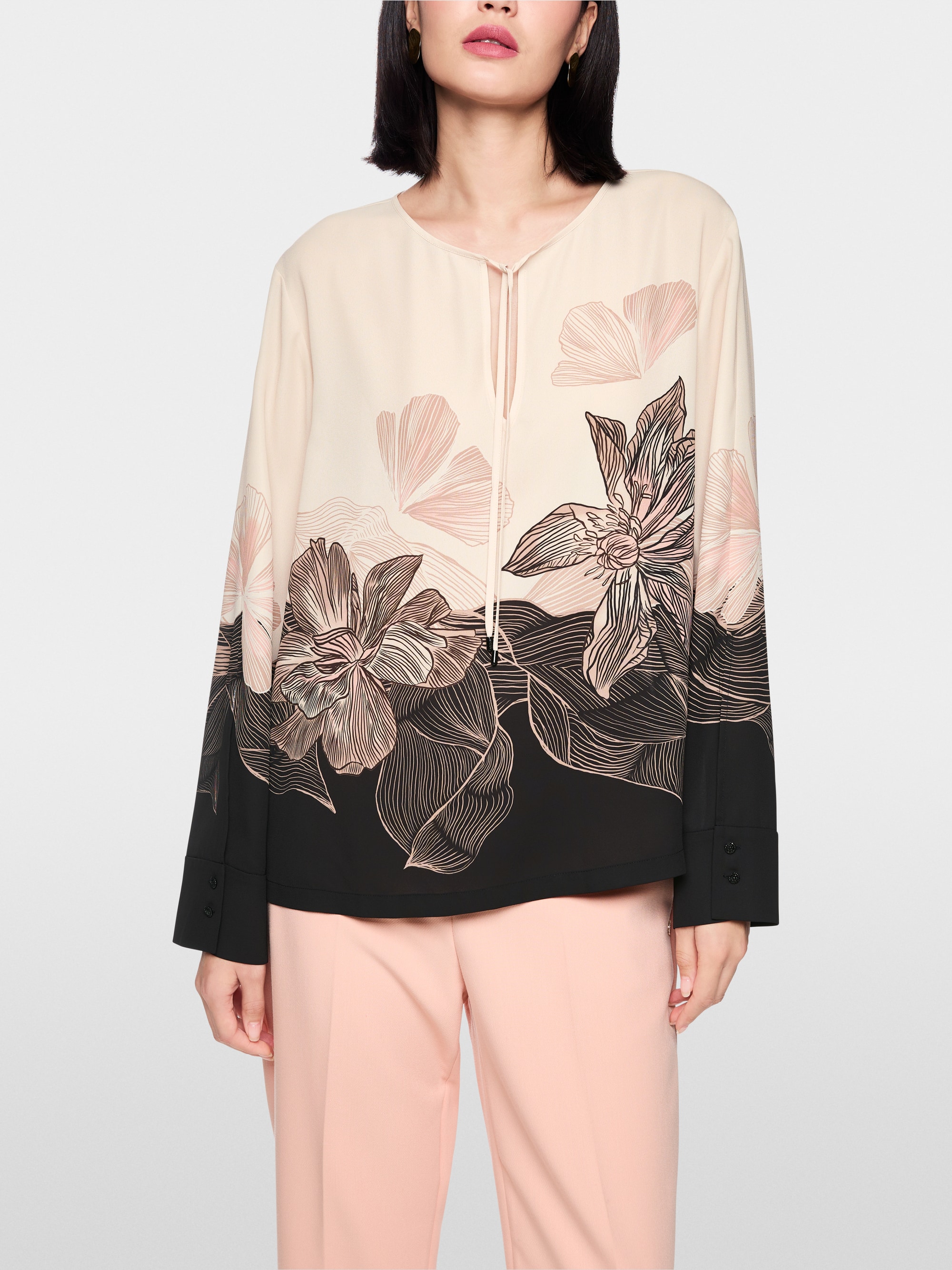 ‘Rethink Together’ floral print blouse