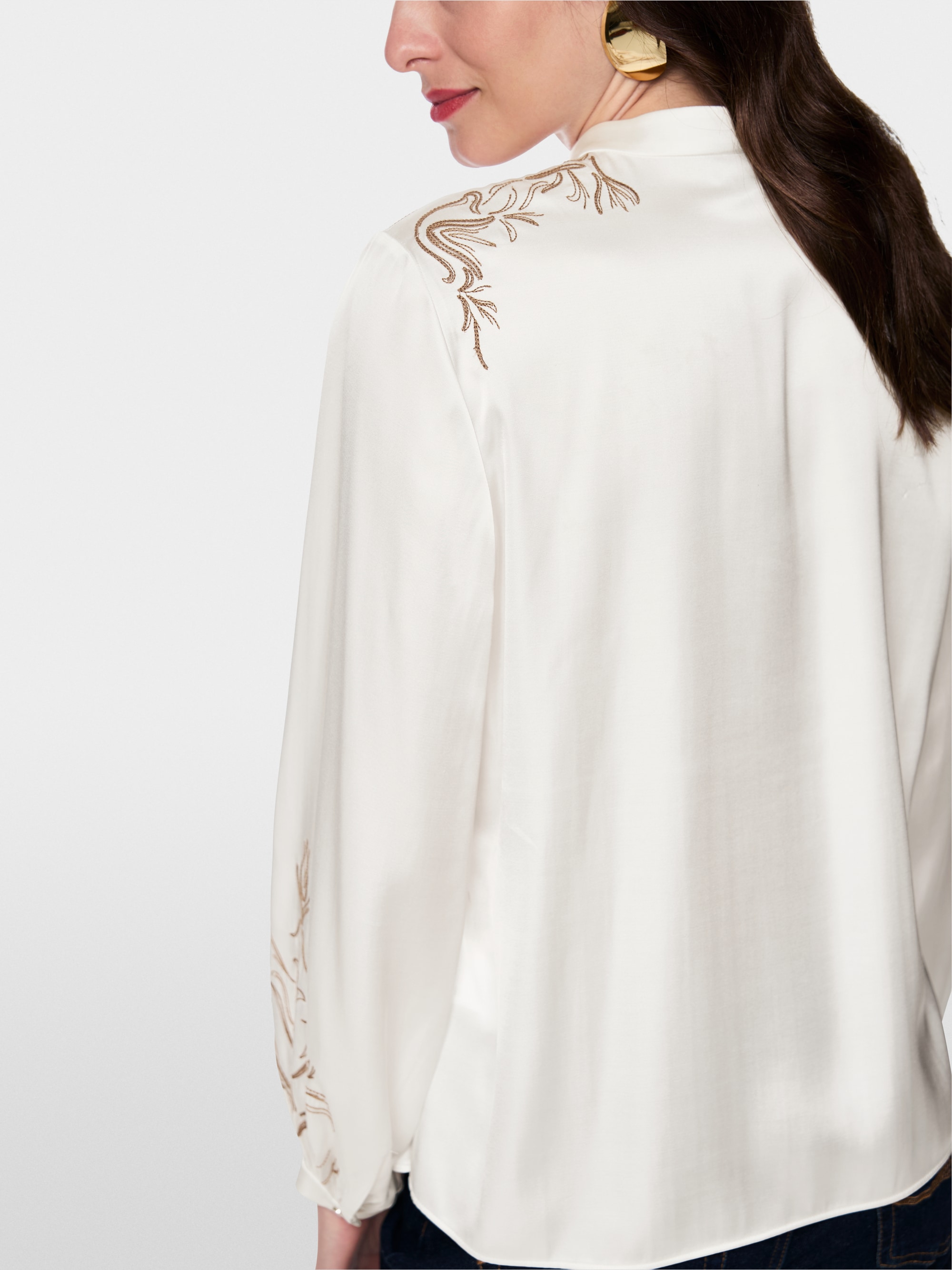 Chemisier en viscose mélangée