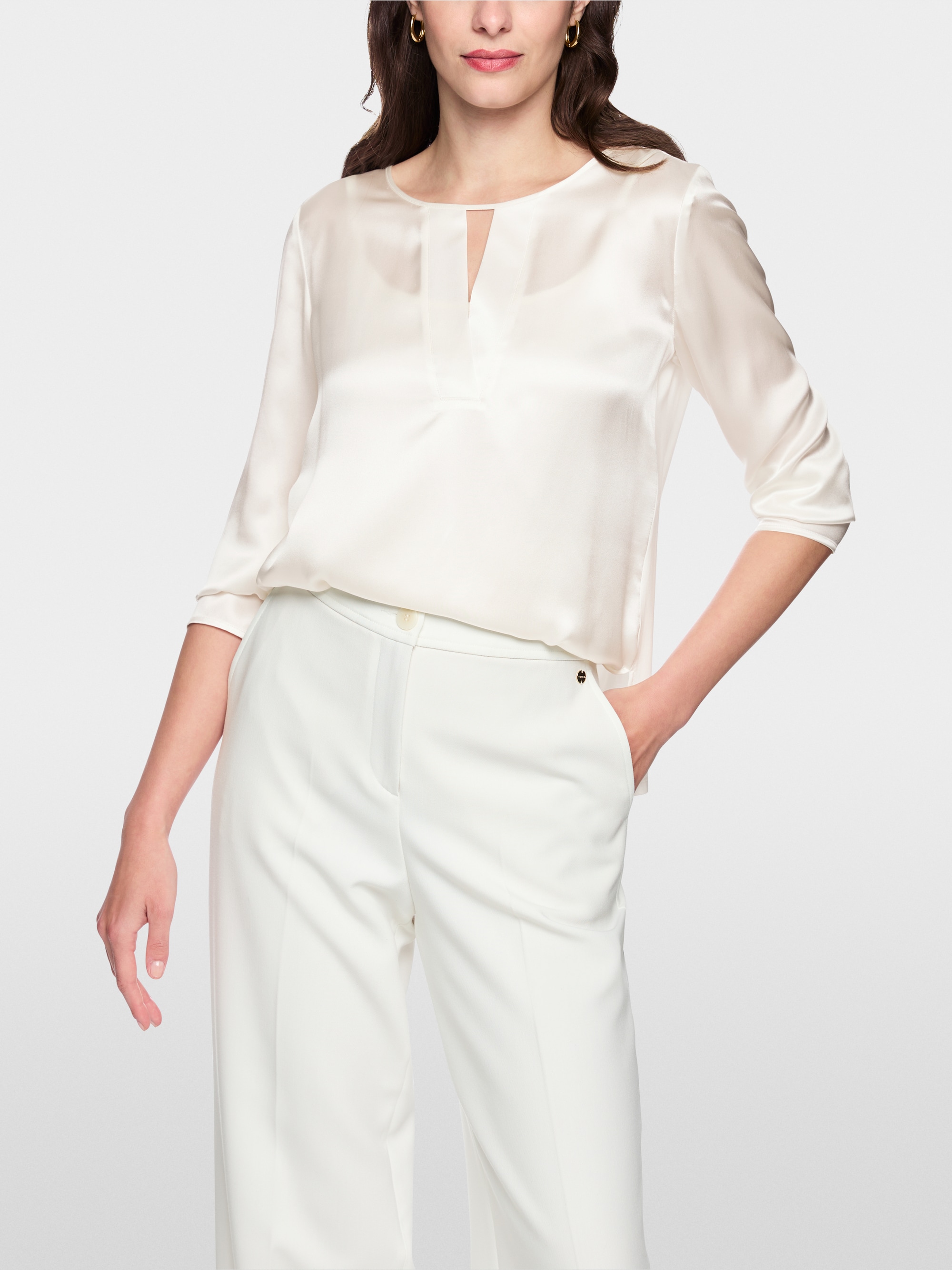 Blusenshirt aus Seide