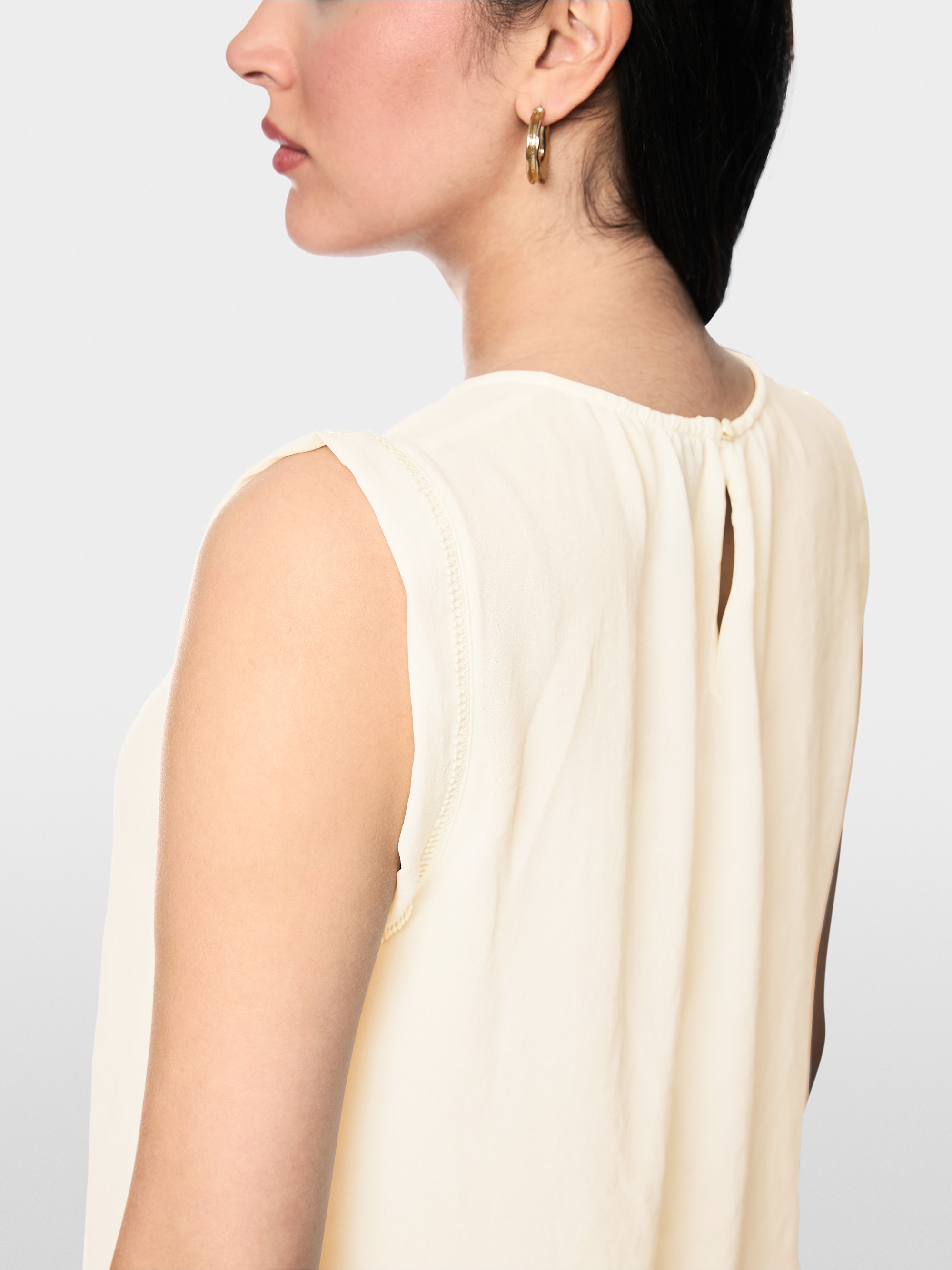 Top with lace and pintucks