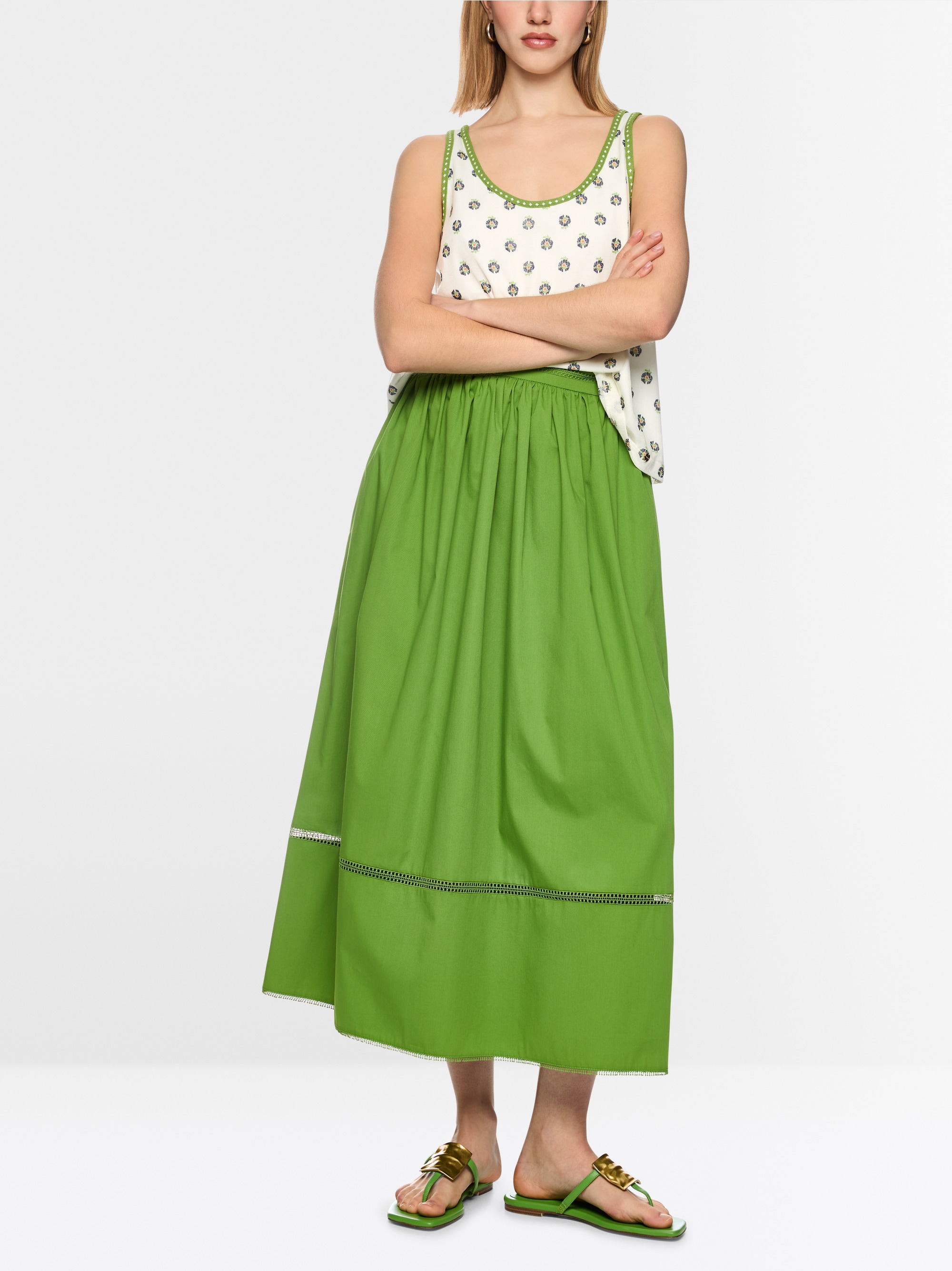 ‘Knitted in Germany’ printed top