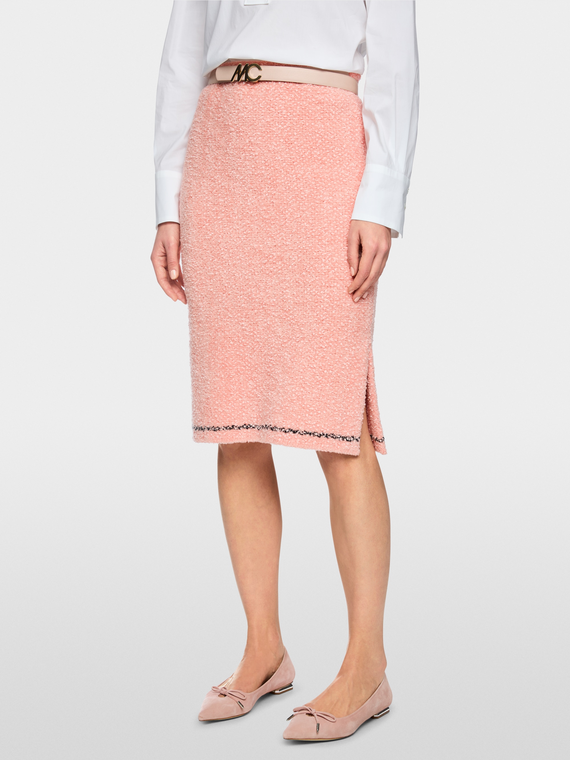 ‘Knitted in Germany’ midi skirt