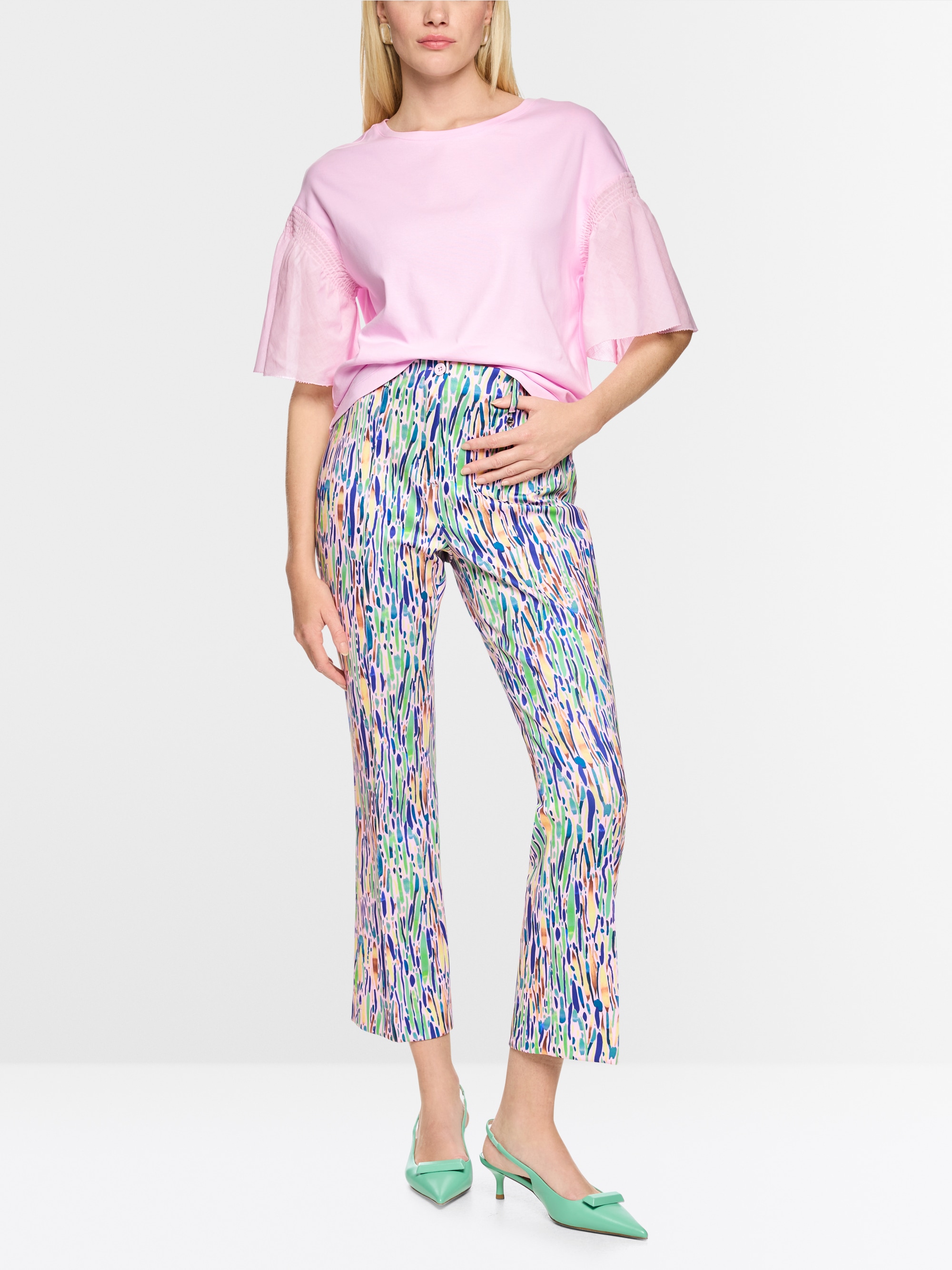 FORLI scuba jersey trousers