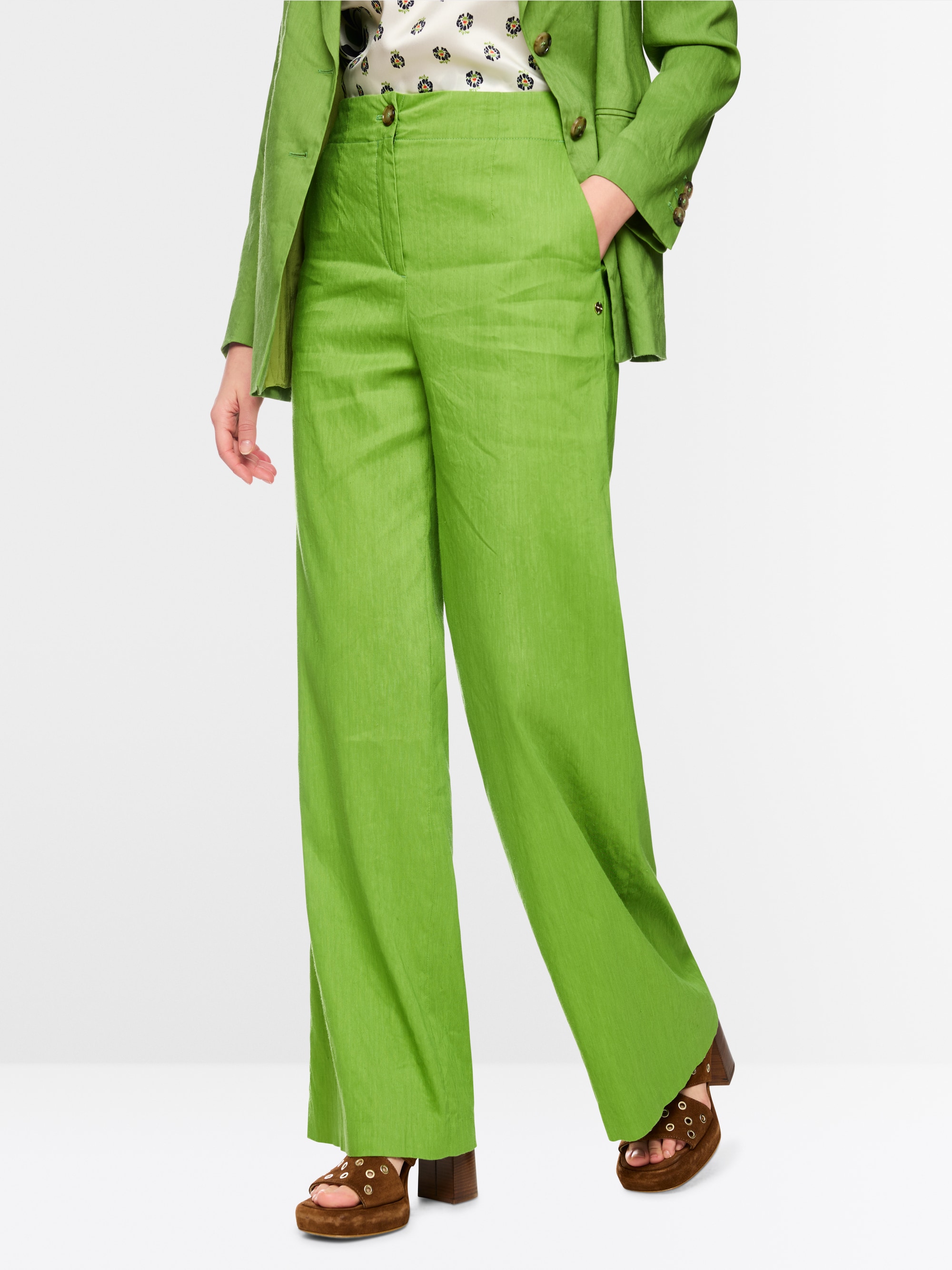 Pantalon WAUKEE en lin et viscose