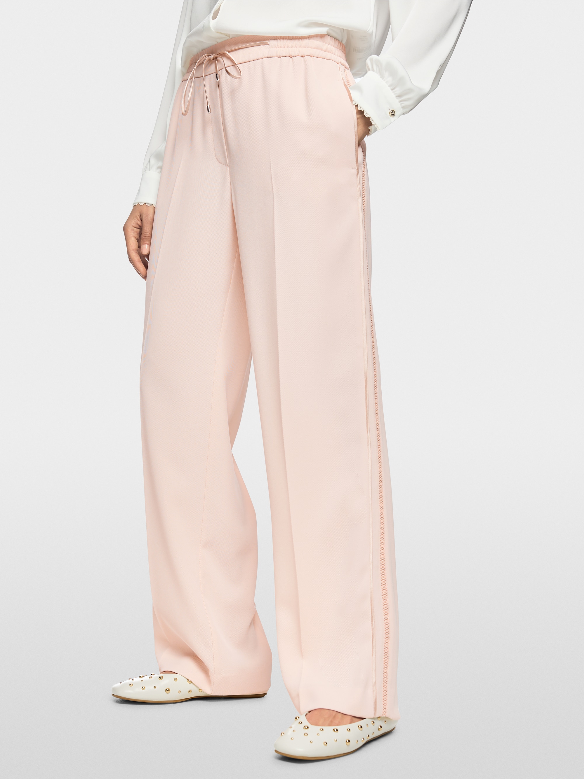 WIDE WASHINGTON pants with drawstring
