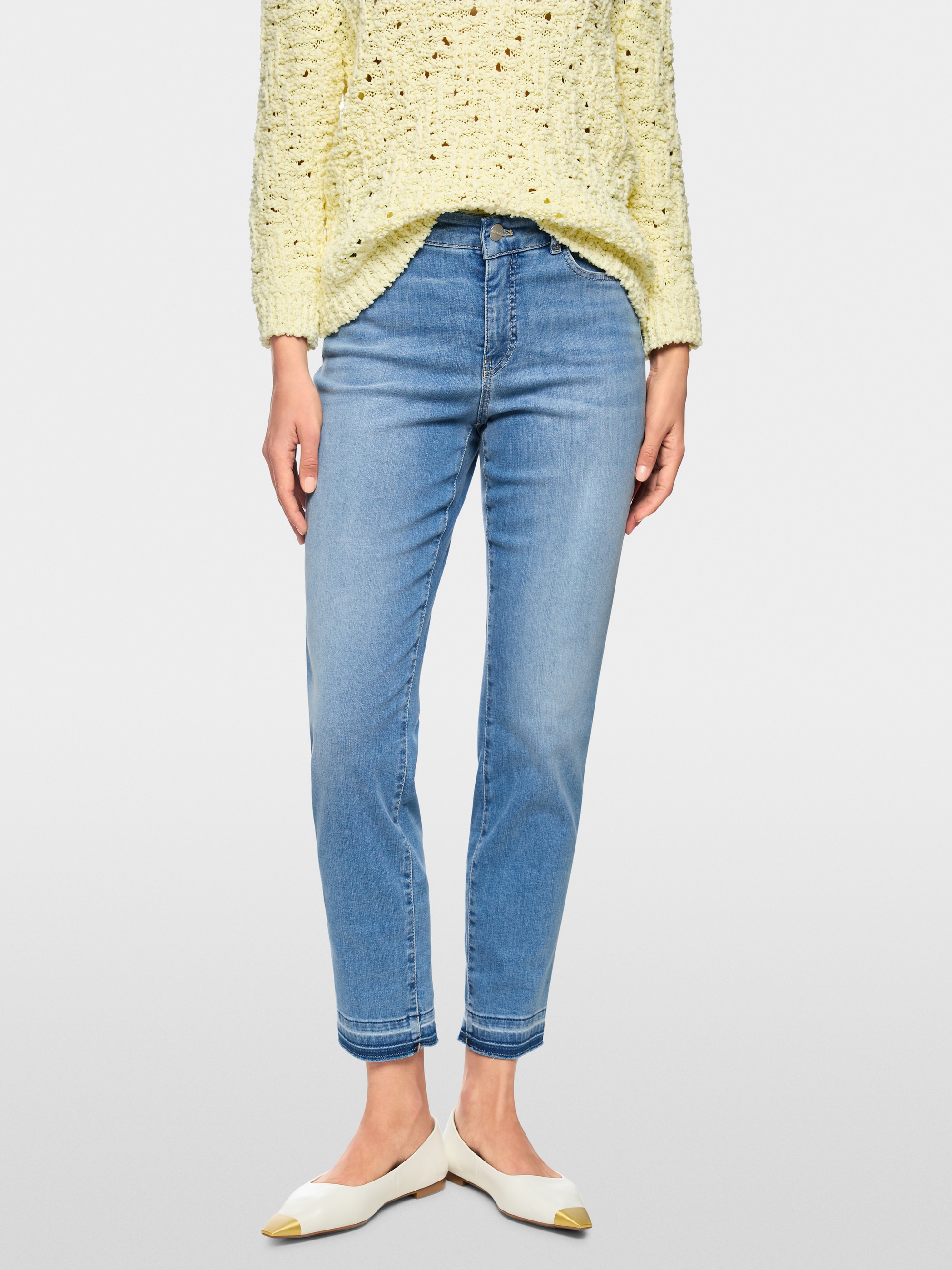 SILEA slim-fit jeans with cropped cut