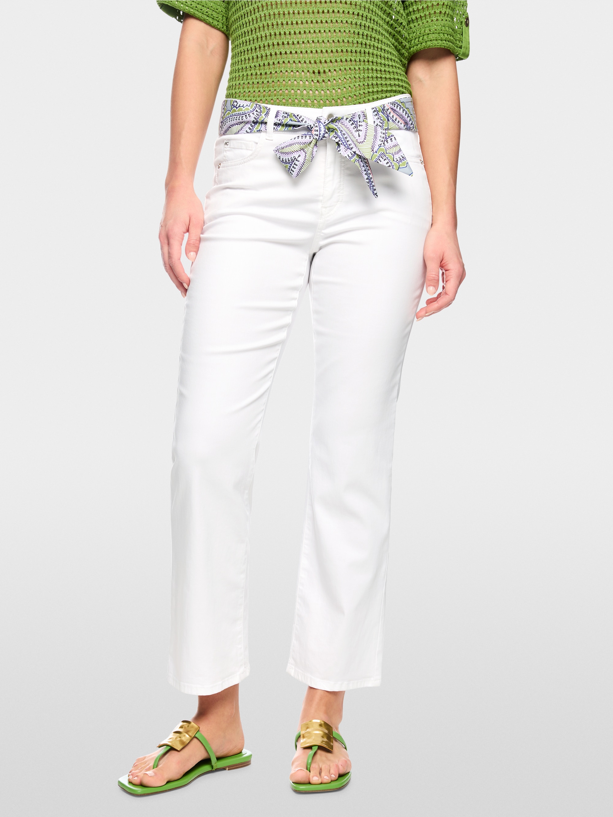 FORLI jeans with fabric belt