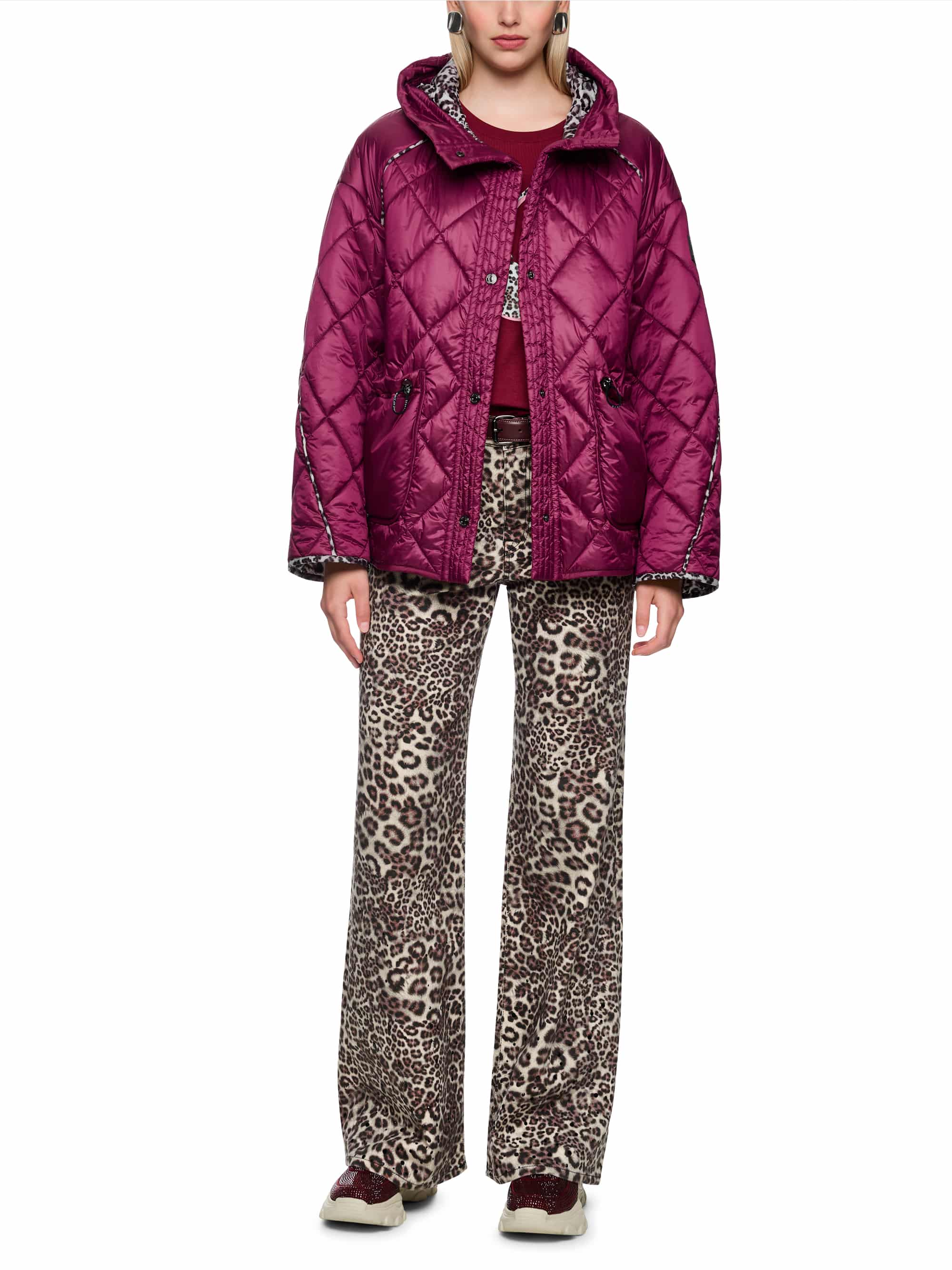 ‘Rethink Together’ quilted jacket