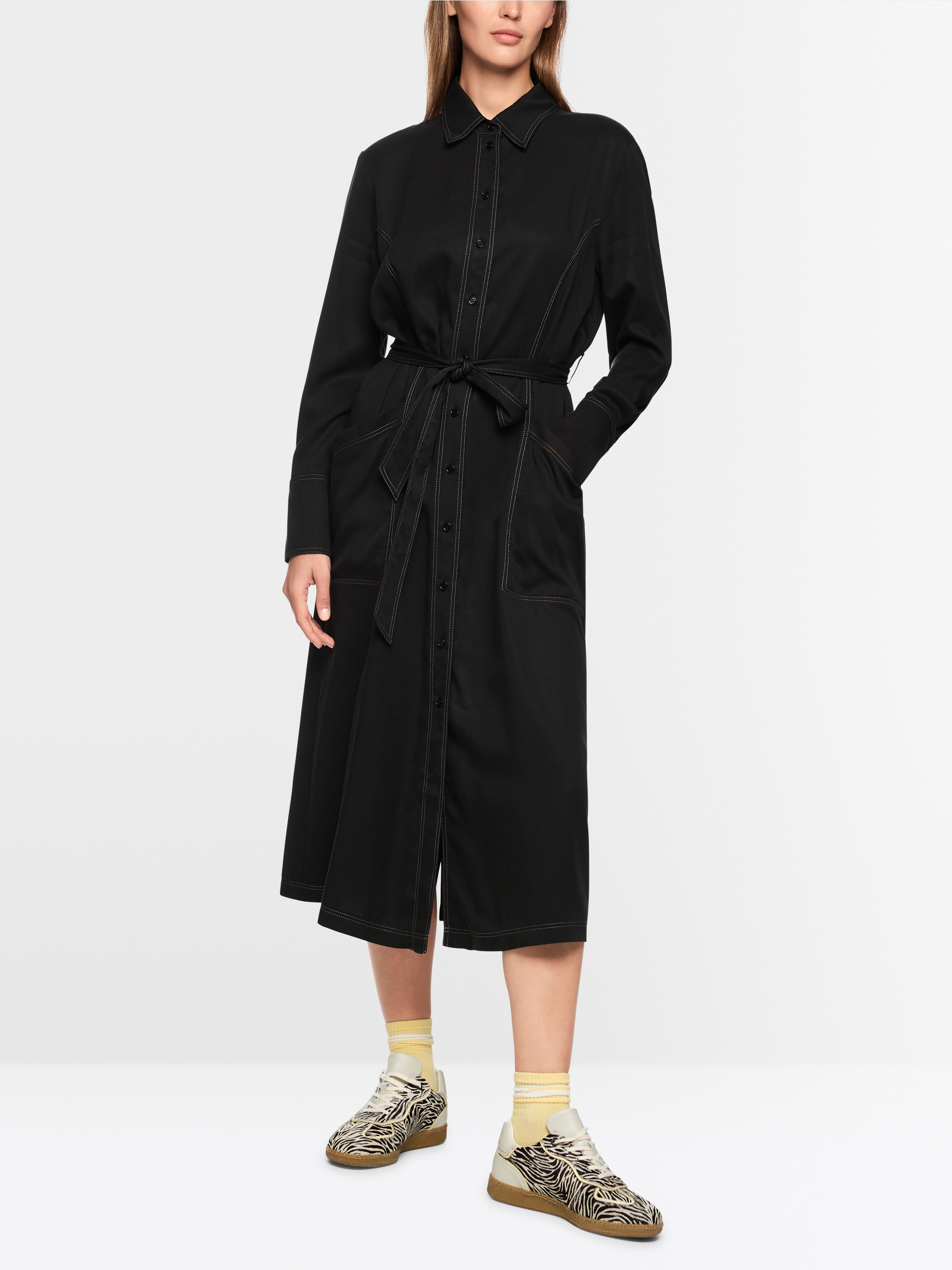 Robe chemisier longue «Rethink Together»