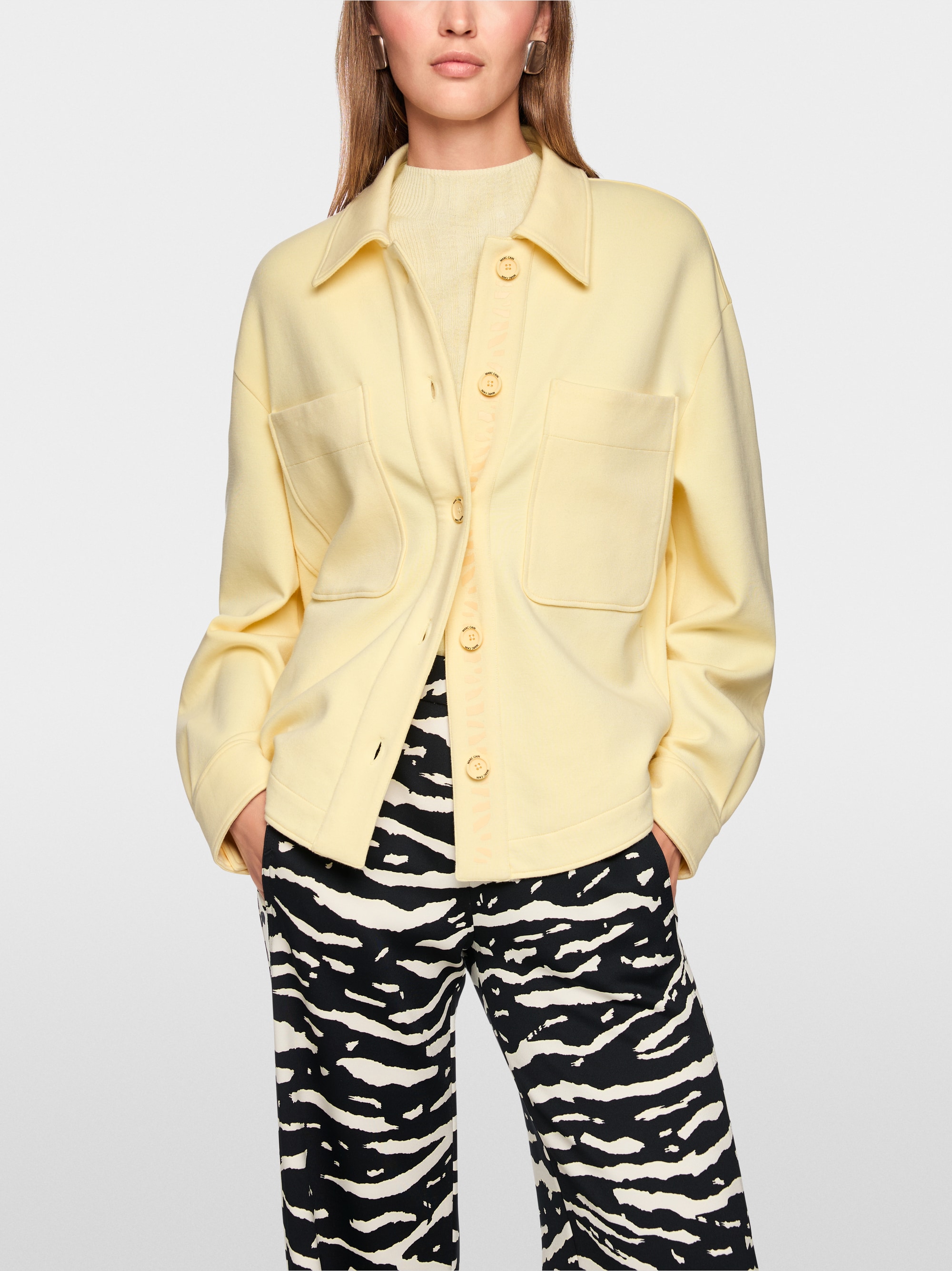 Soft shirt blouse jacket