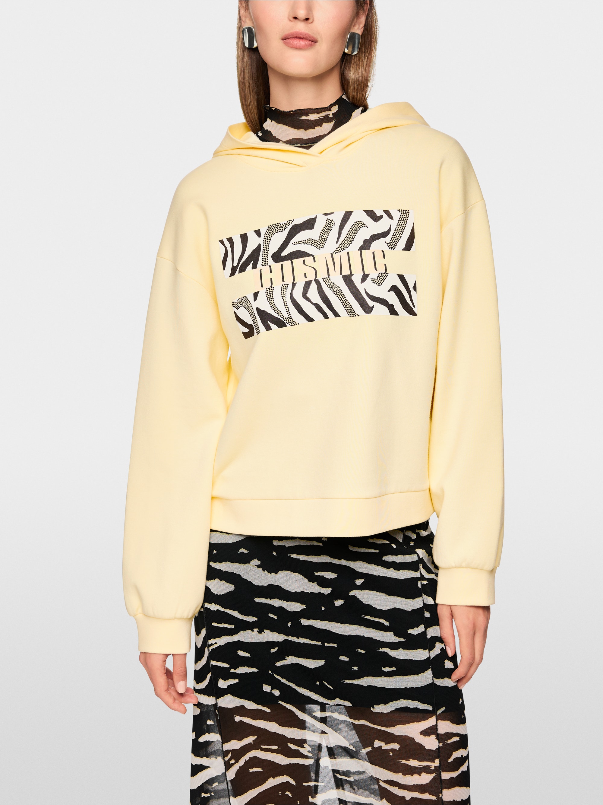 Sweat-shirt à imprimé animalier