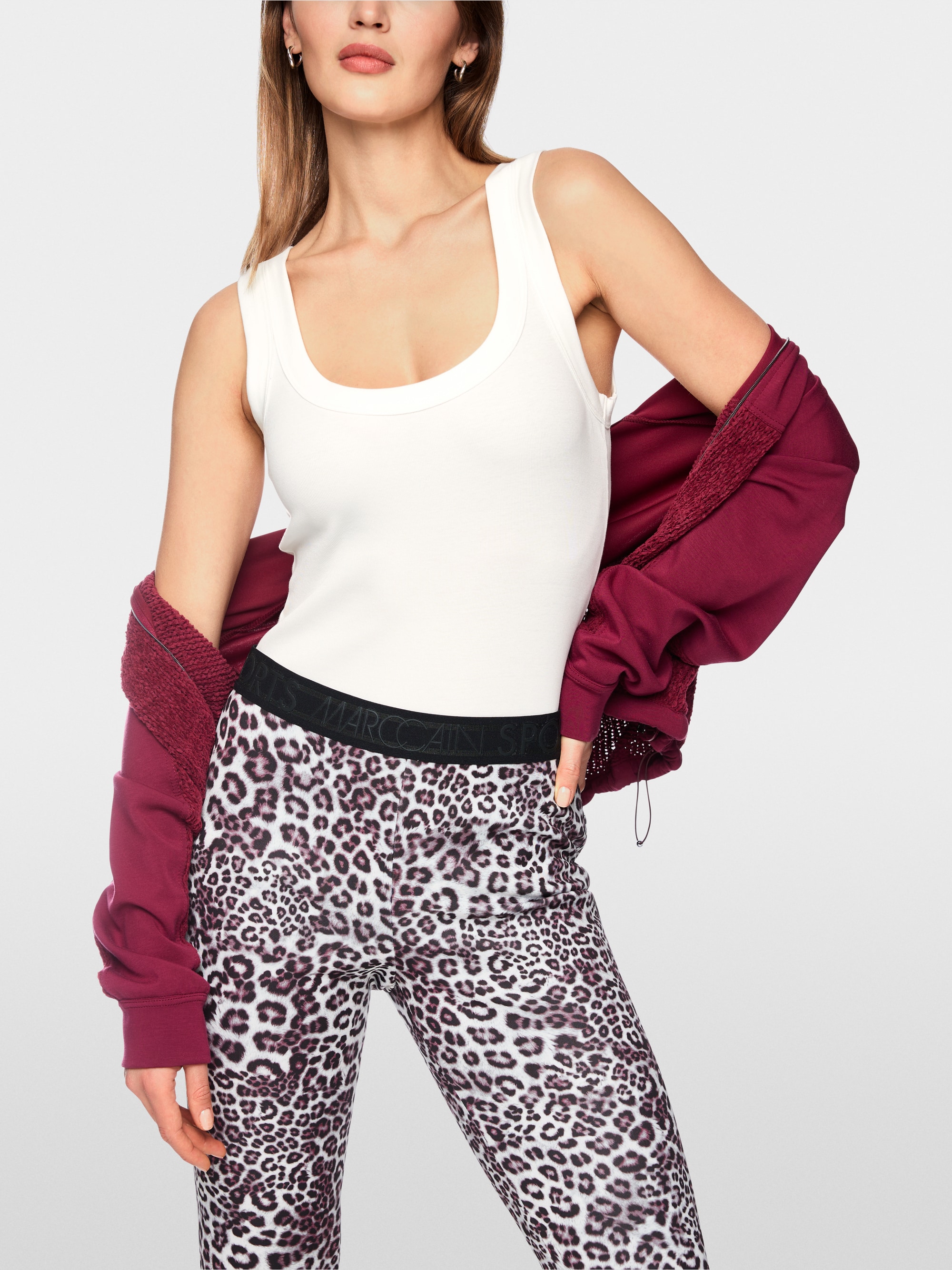 Top basique en coton stretch