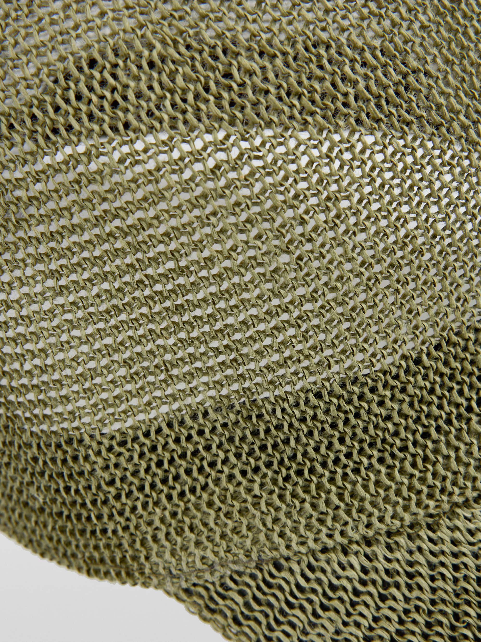 Cap with mesh look
