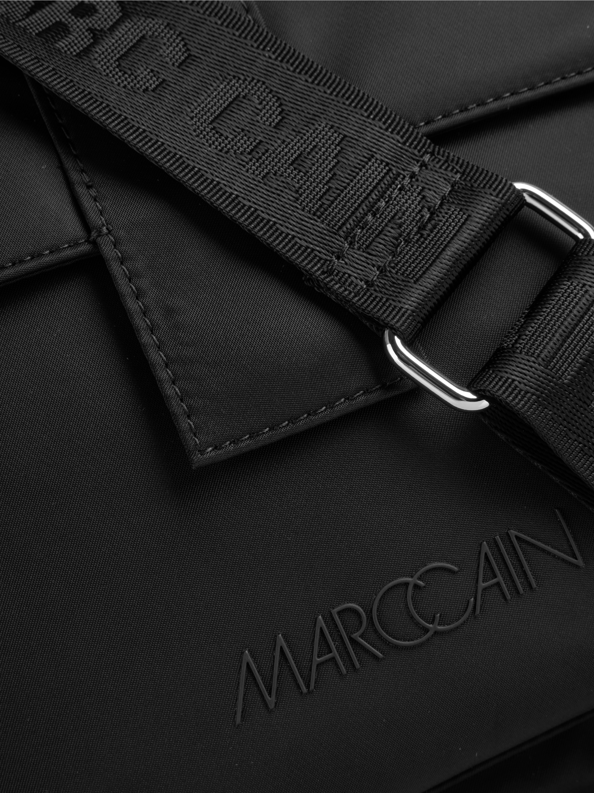 ‘Rethink Together’ nylon hobo bag