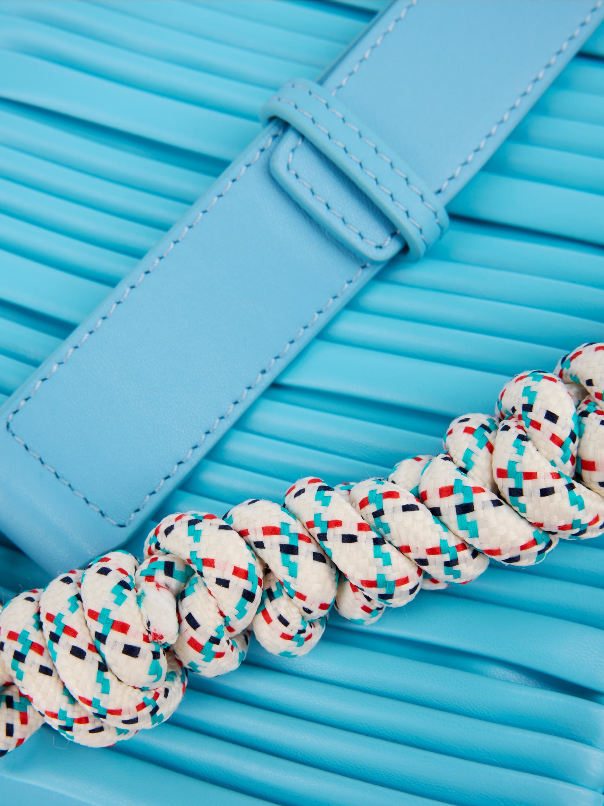 Faux leather shoulder bag