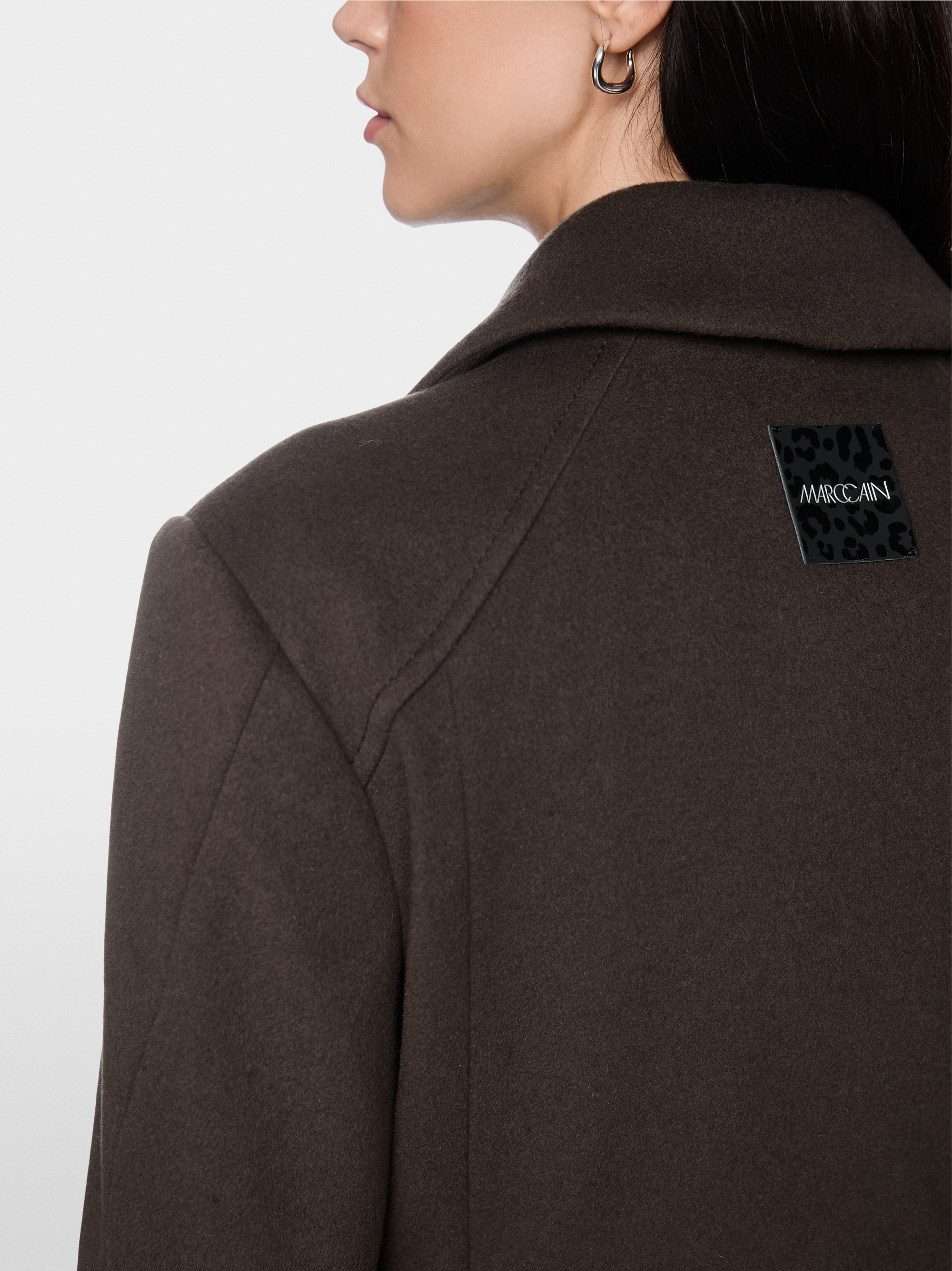 Manteau en laine vierge et cachemire