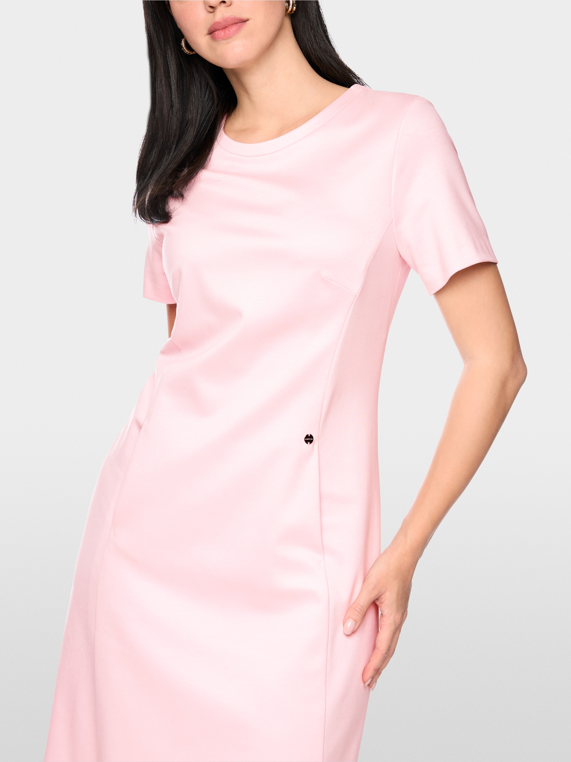 Stretch viscose mini dress