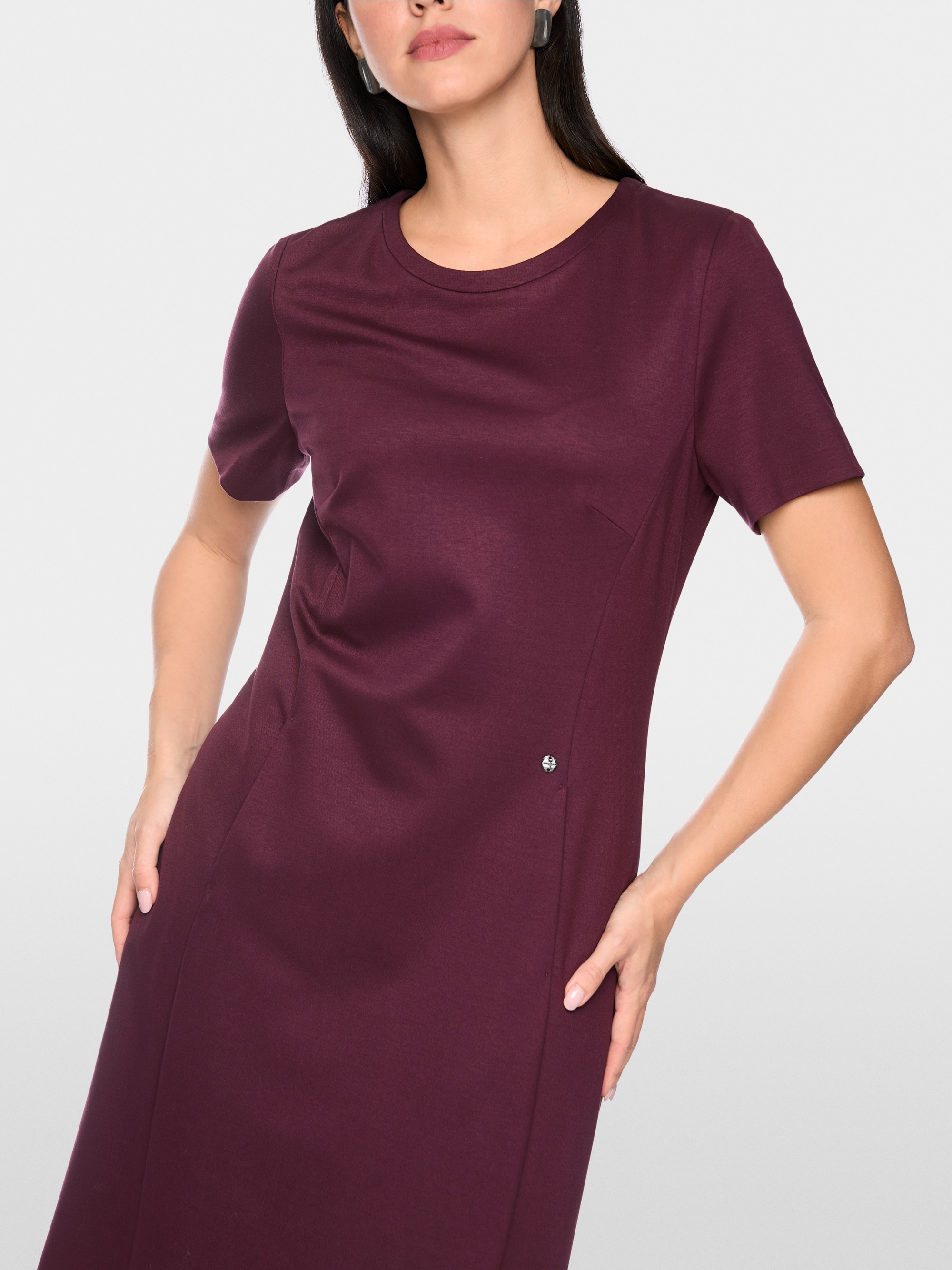 Stretch viscose mini dress