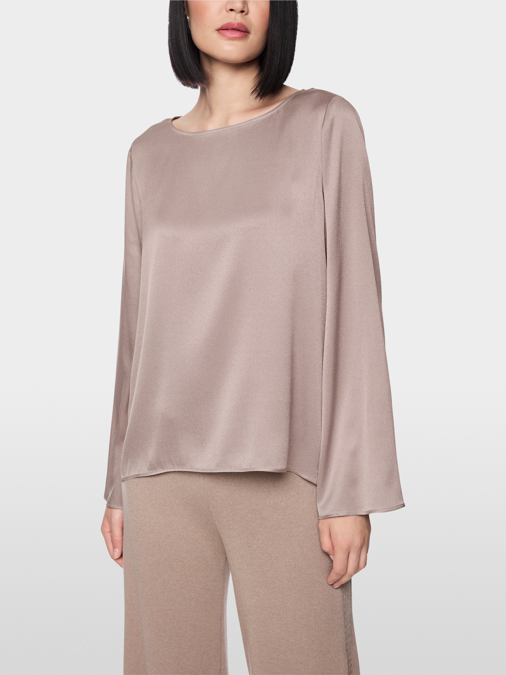 Flowing silk blouse