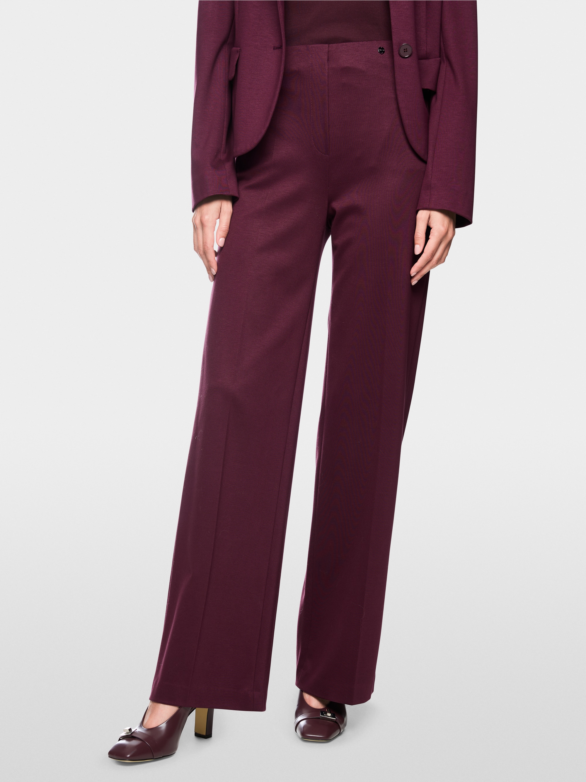 WINDER stretch viscose pull-on trousers